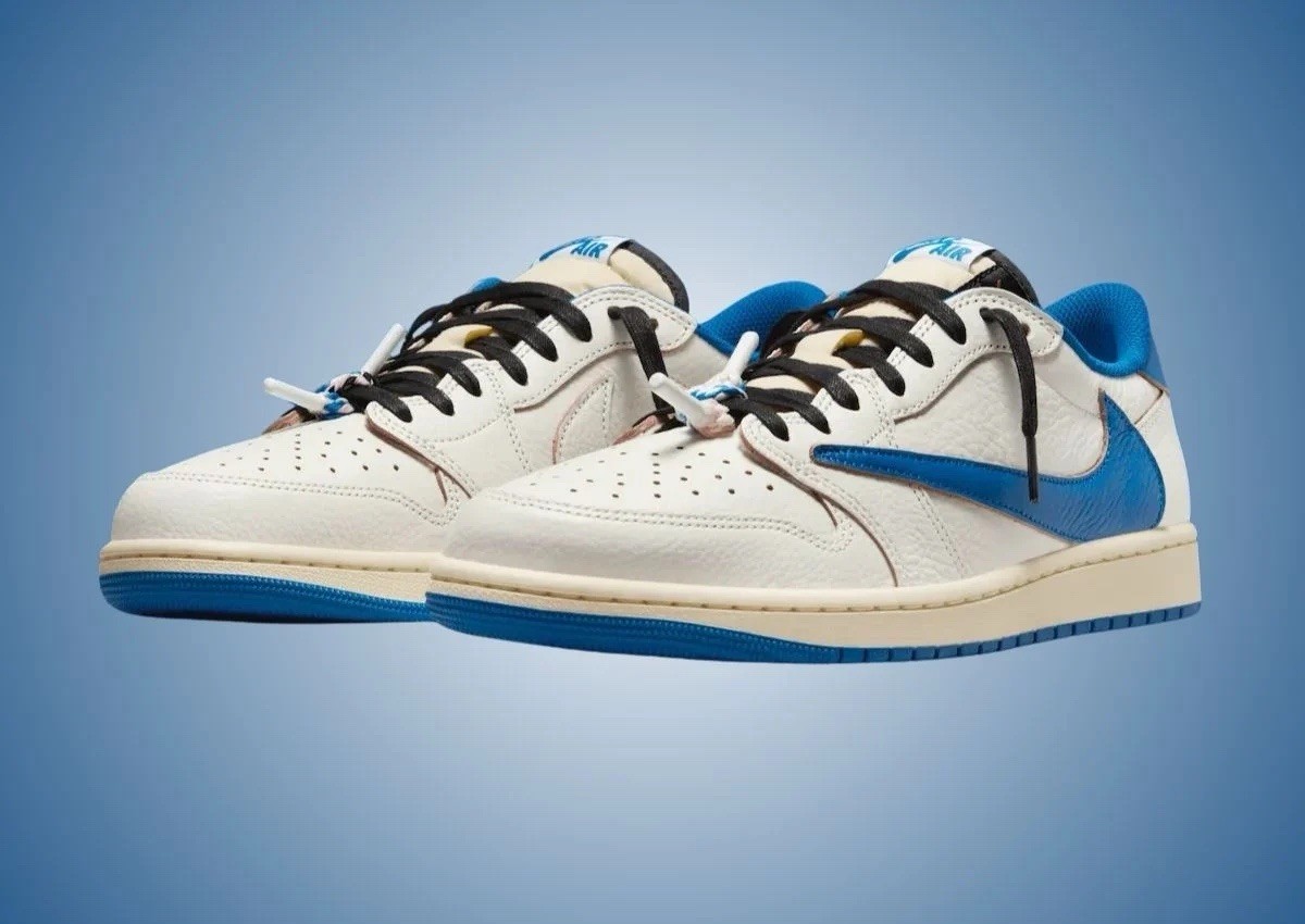 NIKE AIR JORDAN RETRO 1 LOW OG SP Fragment X Travis Scott Sail DM7866-104 Sz 13