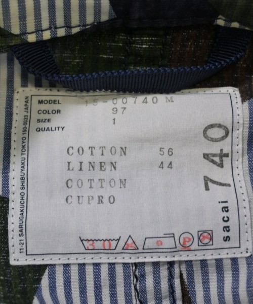 sacai Coats (Other) NavyxKhakixBrownetc.(Patterned) 1(Approx. S) 2200645937015