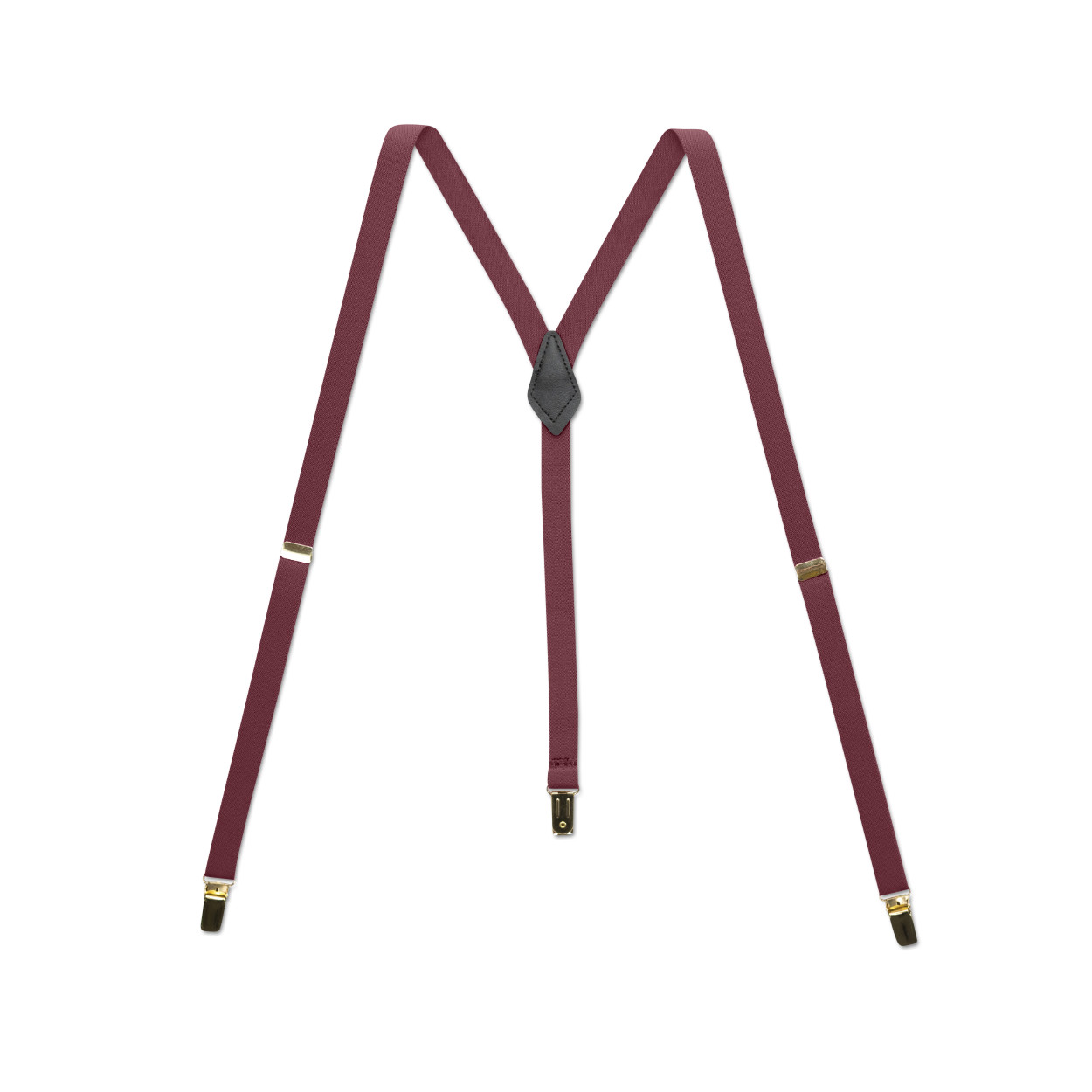 Men’s Thin Suspenders – X/Y Back with Chromed Snap Ons, USA Made