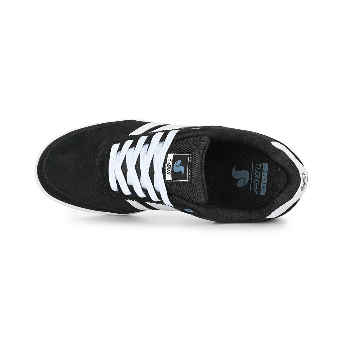 DVS Milan ST Skate Shoes – Black/Black/White