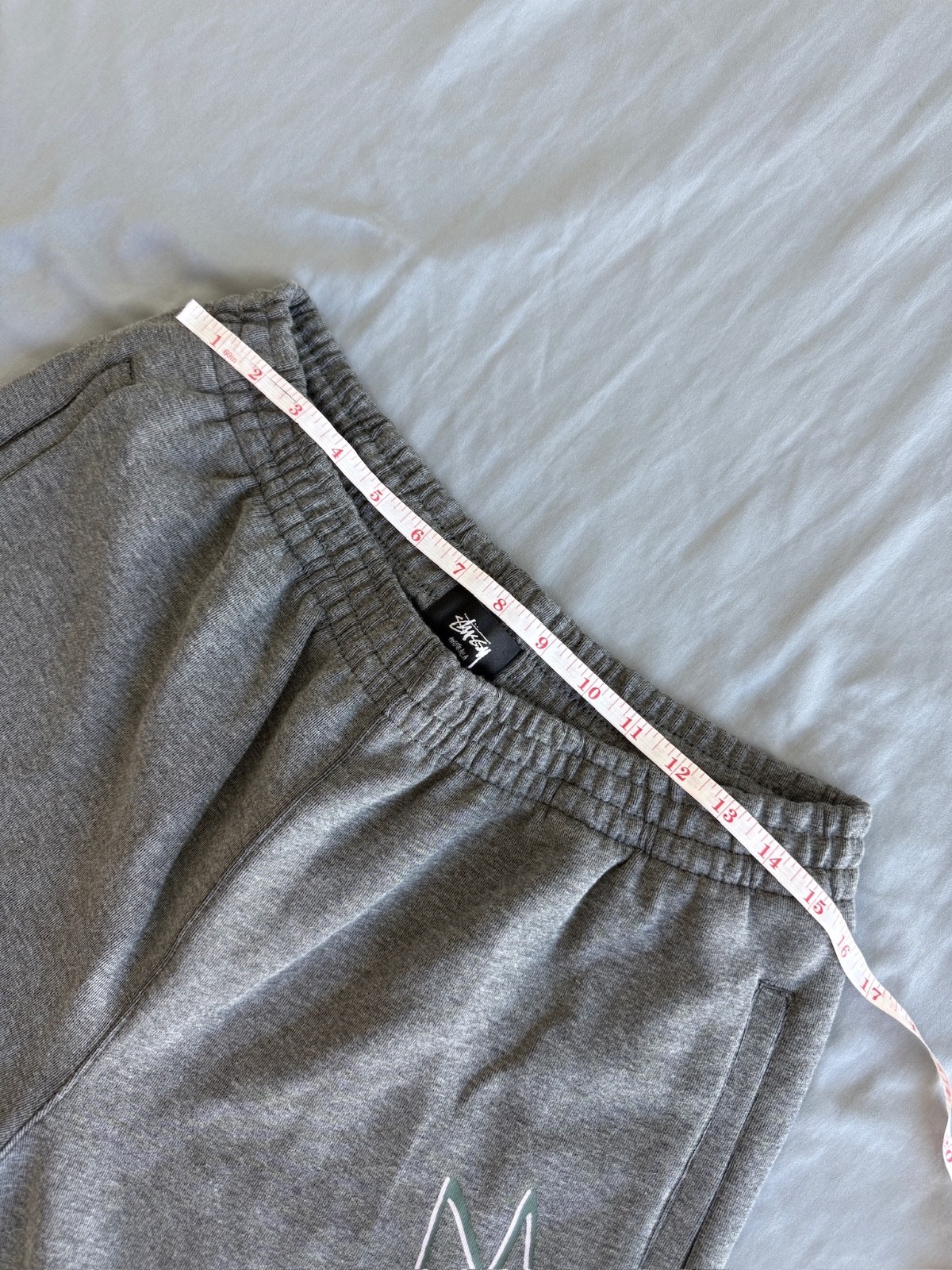 STUSSY AU Shadow Script Track Shorts-Dark Grey, Size: 30, 32 NEW 100% Authentic