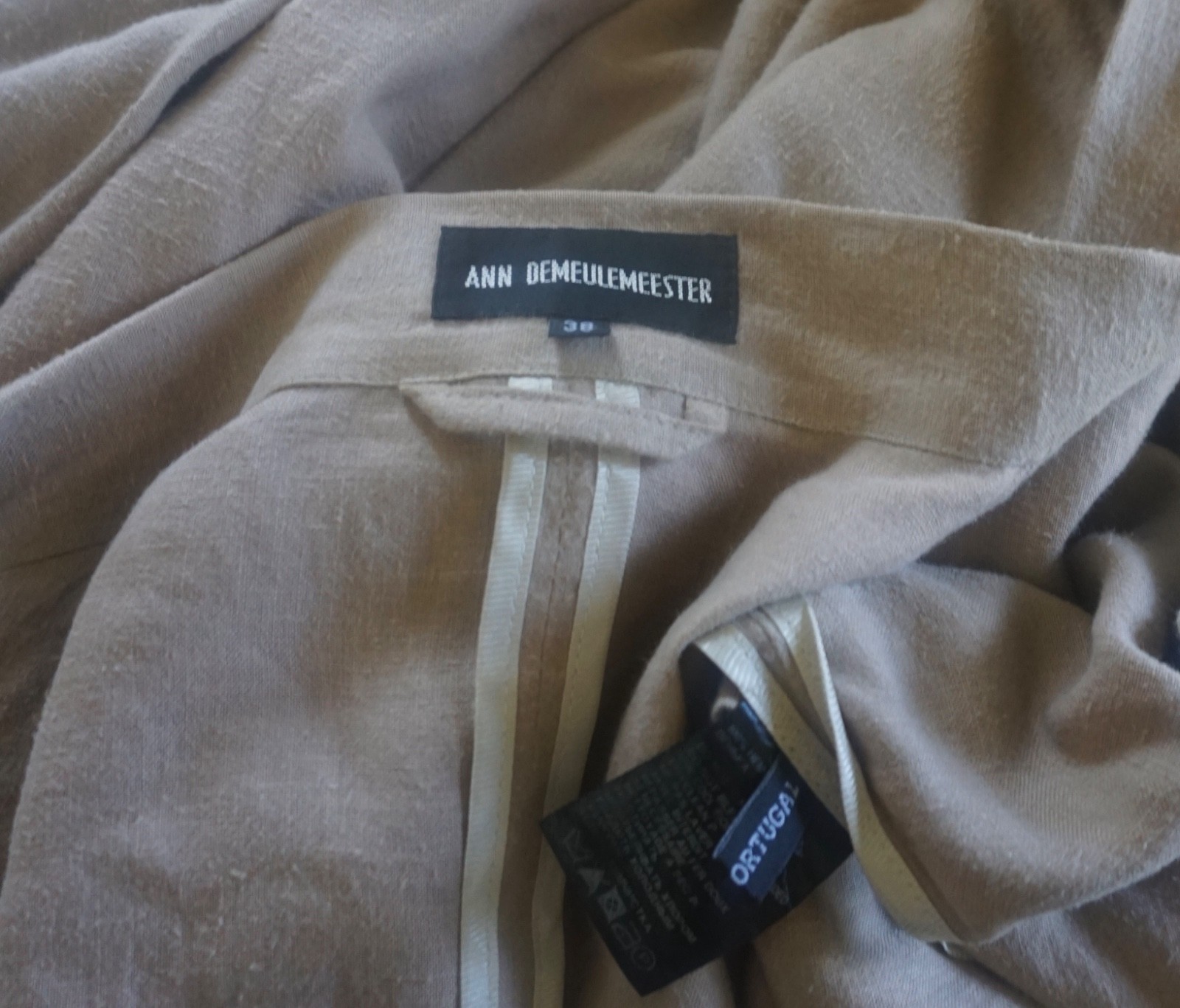 Ann Demeulemeester100 Hemp Jacket G2U