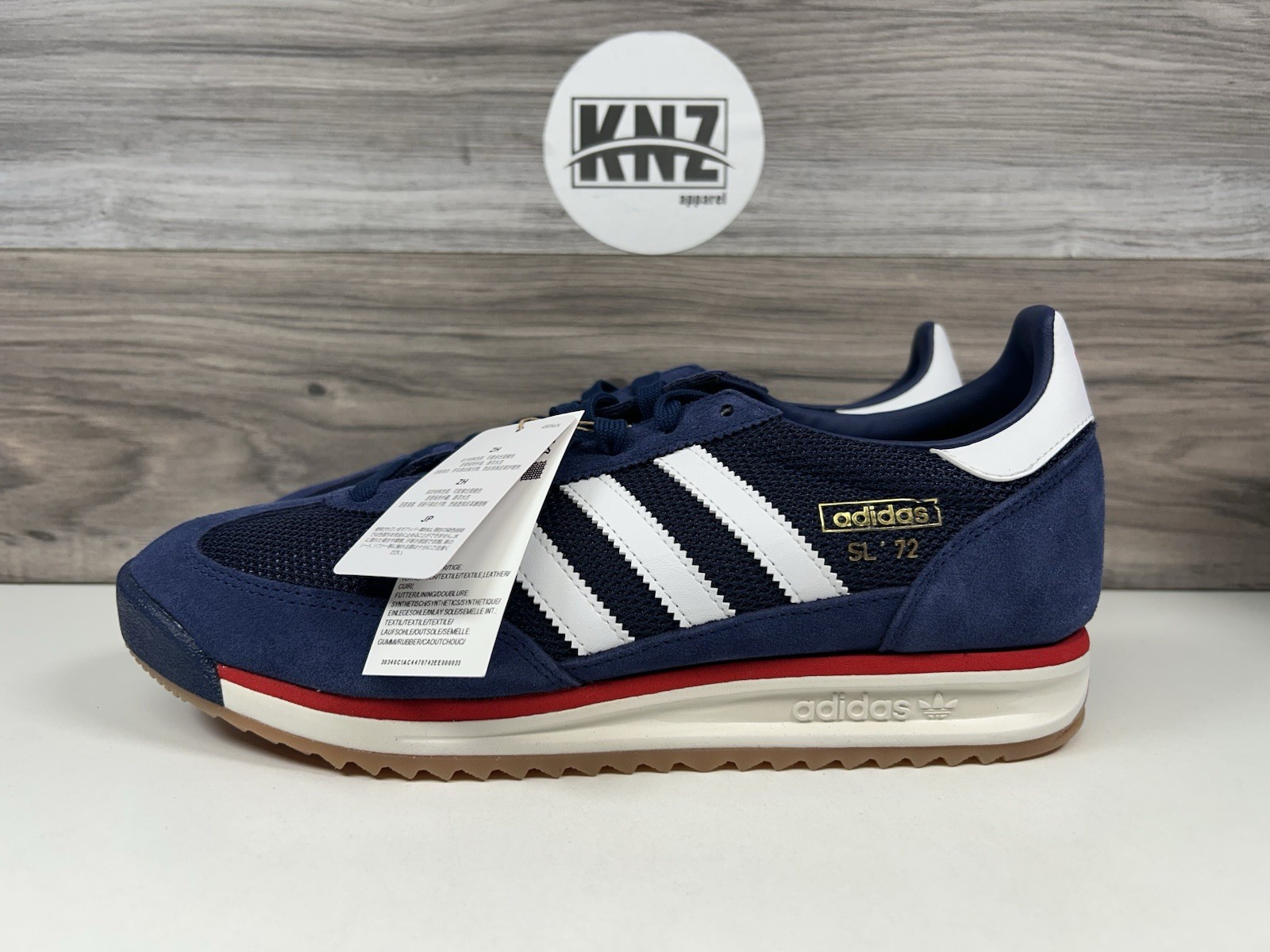 **Adidas SL 72 RS Dark Blue White Red Casual (JQ9797) Authentic Men’s shoes