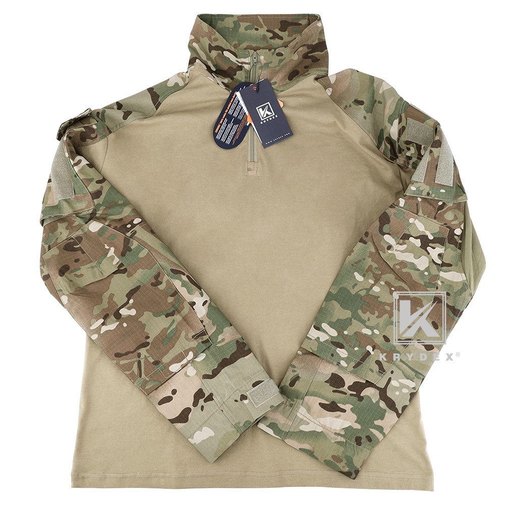KRYDEX G3 Combat Uniform Tactical Clothes Shirt & Pant w/ Elbow Pads & Knee Pads