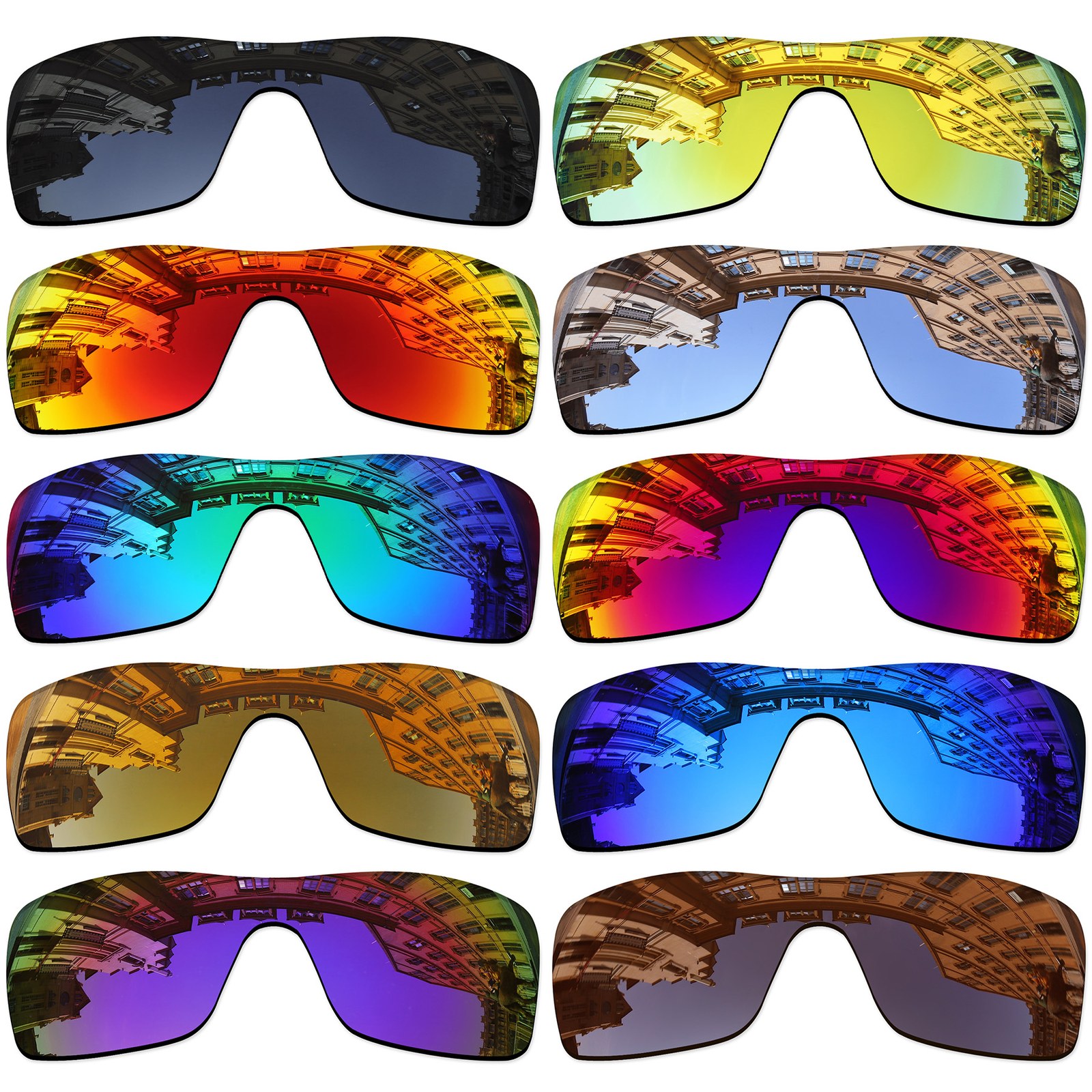 Vonxyz Polarized Replacement Lenses for-Oakley Oil Rig Sunglasses – Options