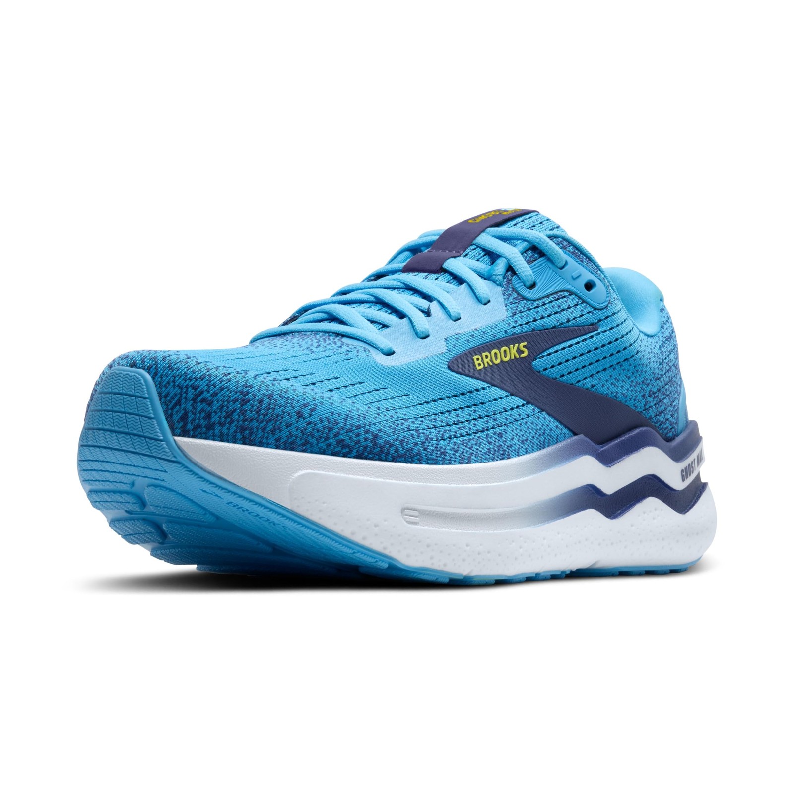 Brooks Men’s Ghost Max 2 Neutral Running & Walking Shoe – Bonnie Blue/Blue