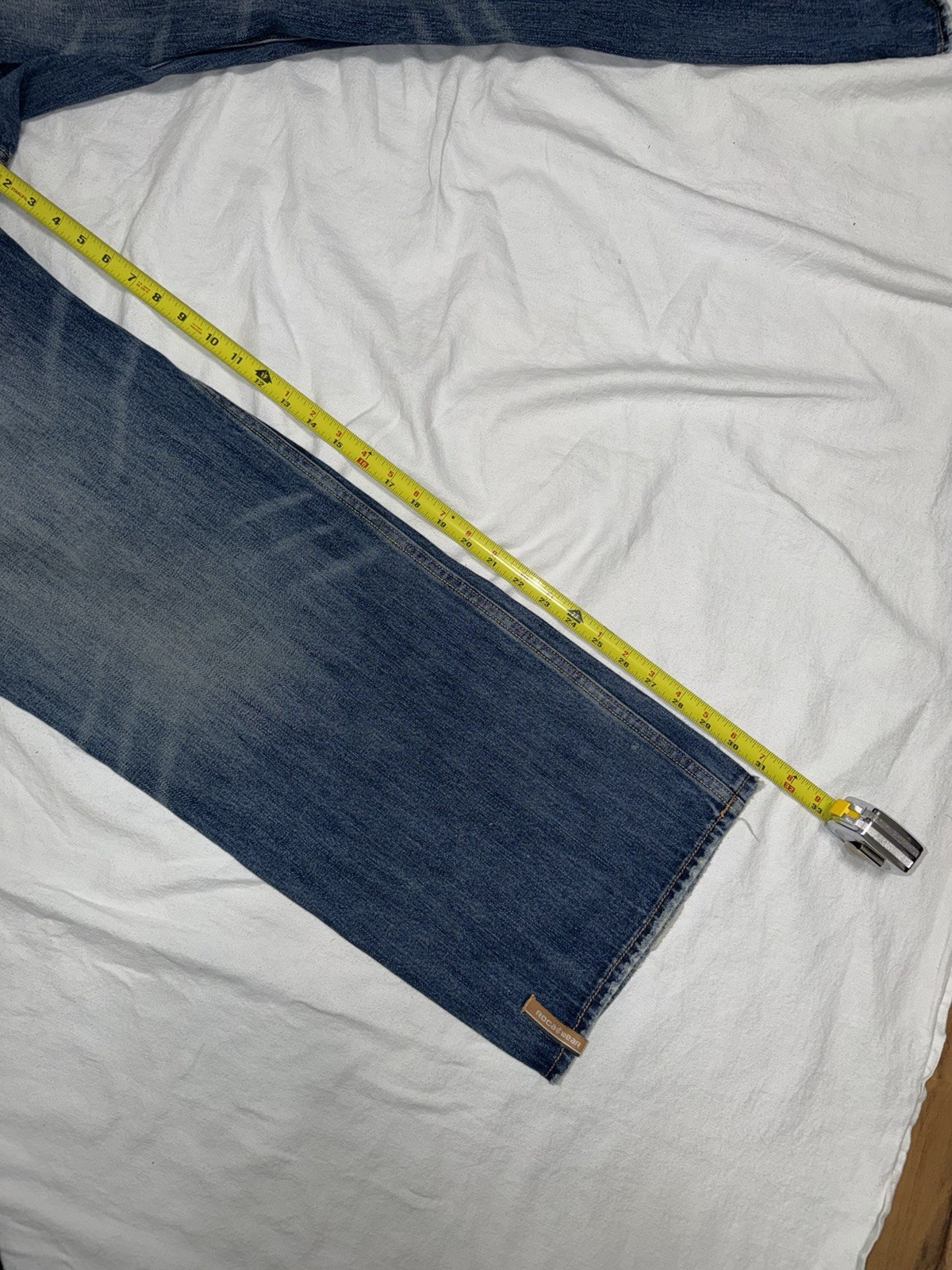 Rocawear Men’s Jeans 40×34 Blue Denim Baggy Loose Fit Y2K Hip Hop Streetwear