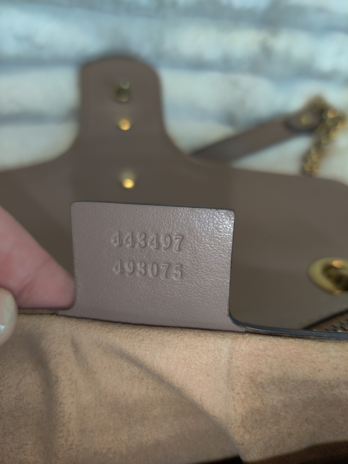 Gucci GG Marmont Shoulder Bag Medium Dusty Pink Leather