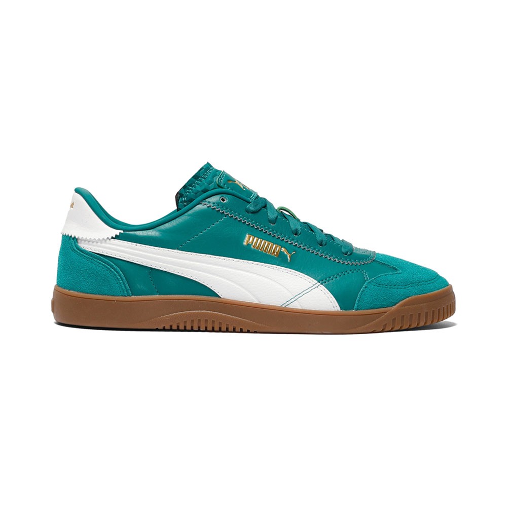 PUMA Club 5V5 Lux Lace Up Mens Green Sneakers Casual Shoes 39744907