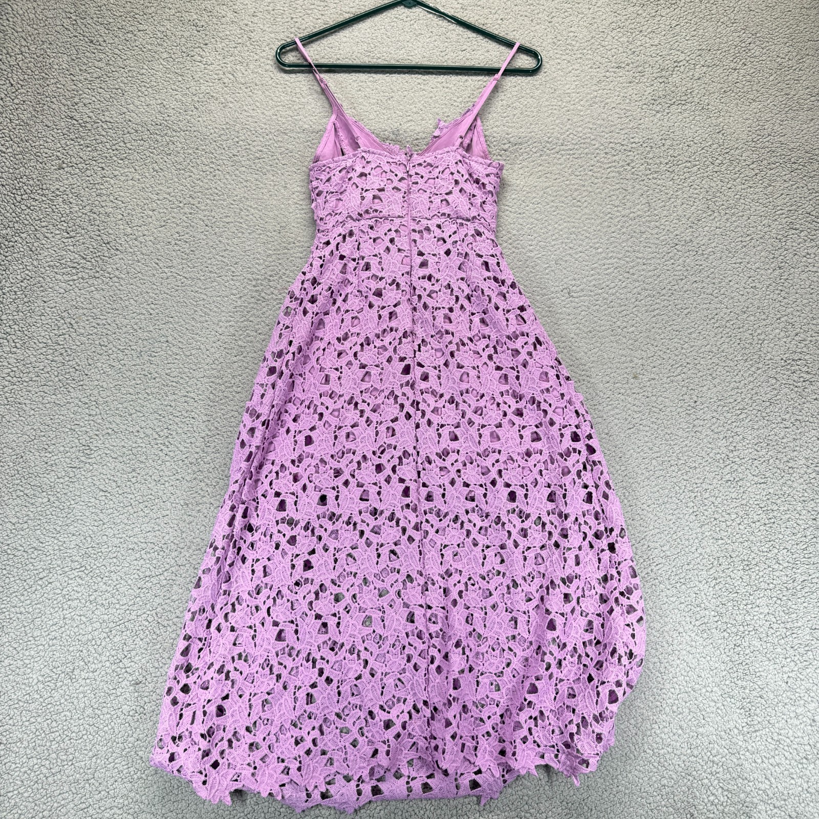 ASTR The Label Lace A-Line Midi XS Boho Fairycore Pastel Lined Coquette Dress