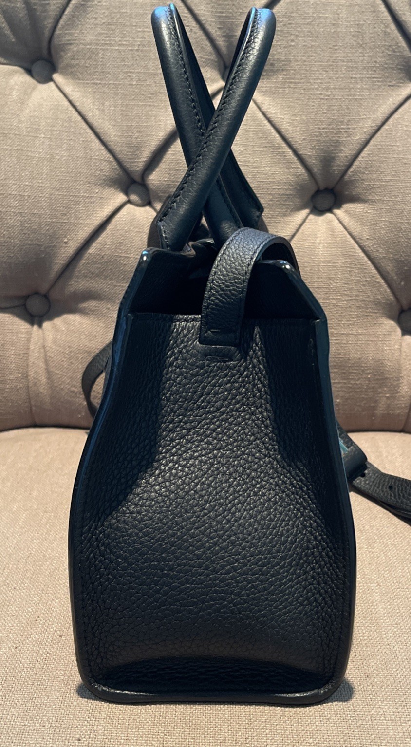 Gucci Soft Calfskin Jackie Piston Lock Top Handle Crossbody Bag Black Calfskin