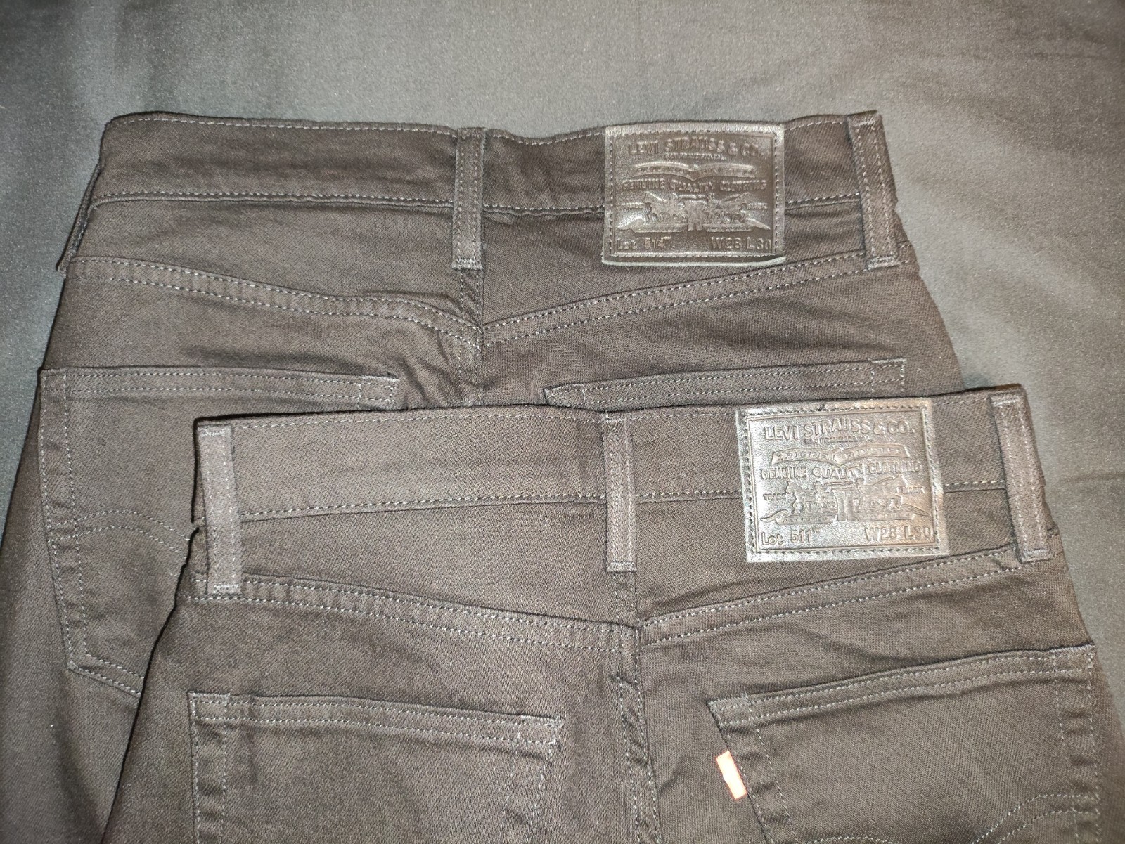 Levi’s 514 Premium 28 x 30 Black and Levi’s 511 28 x 30 Black Used and Washed