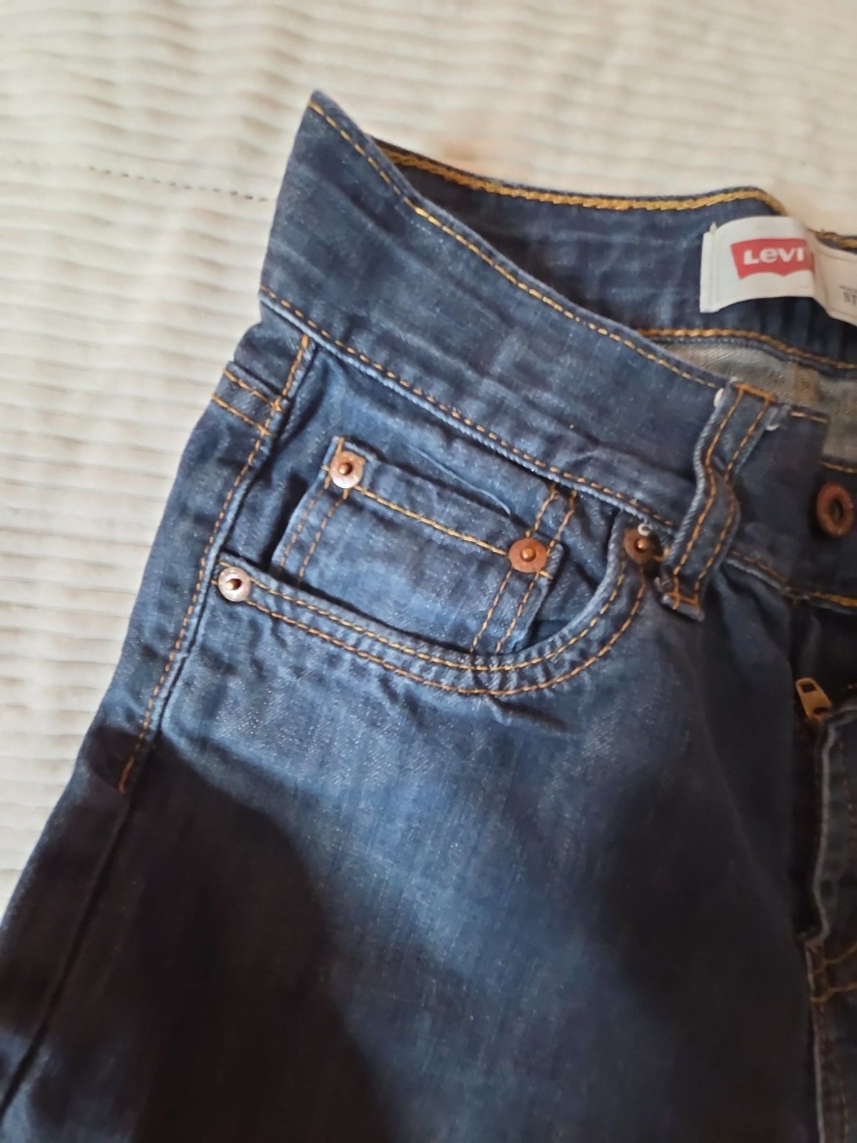 Levi’s 514 Straight Fit Boys Denim Jeans Size 12 Reg