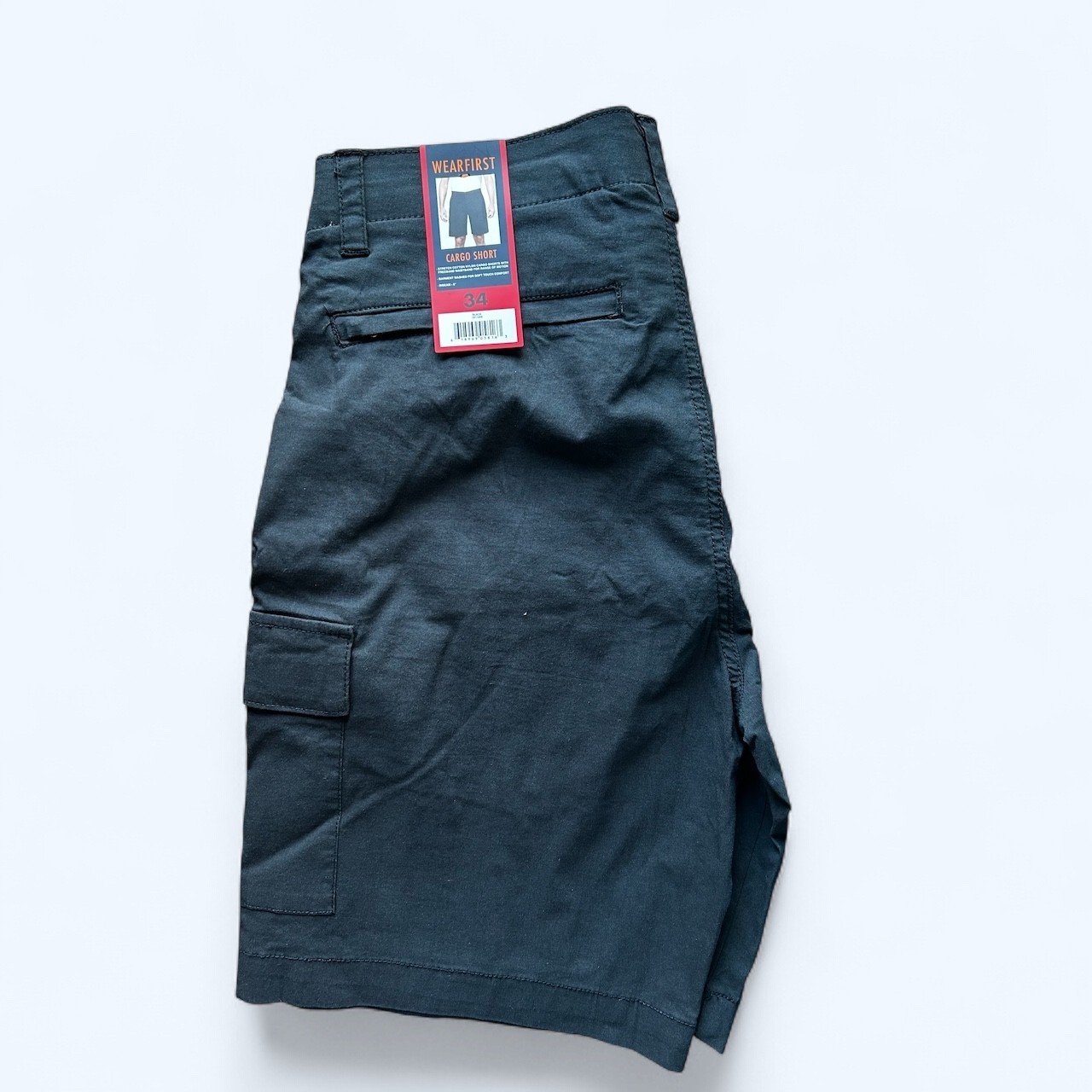 Wearfirst Men’s Cargo Short Black Size 34