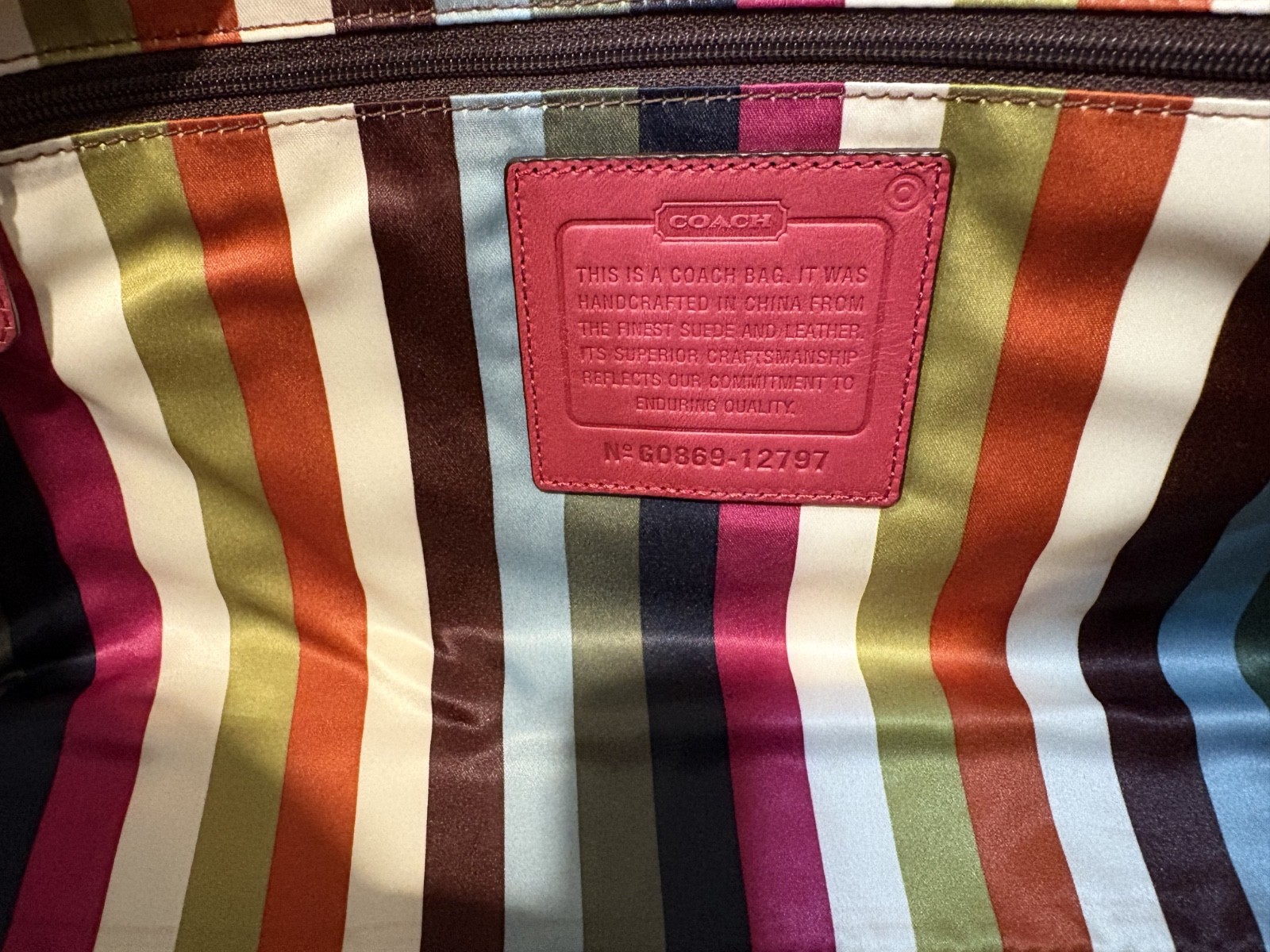 2008 Coach 12797 Pink Bleecker Haversack ***NEW with Tags***