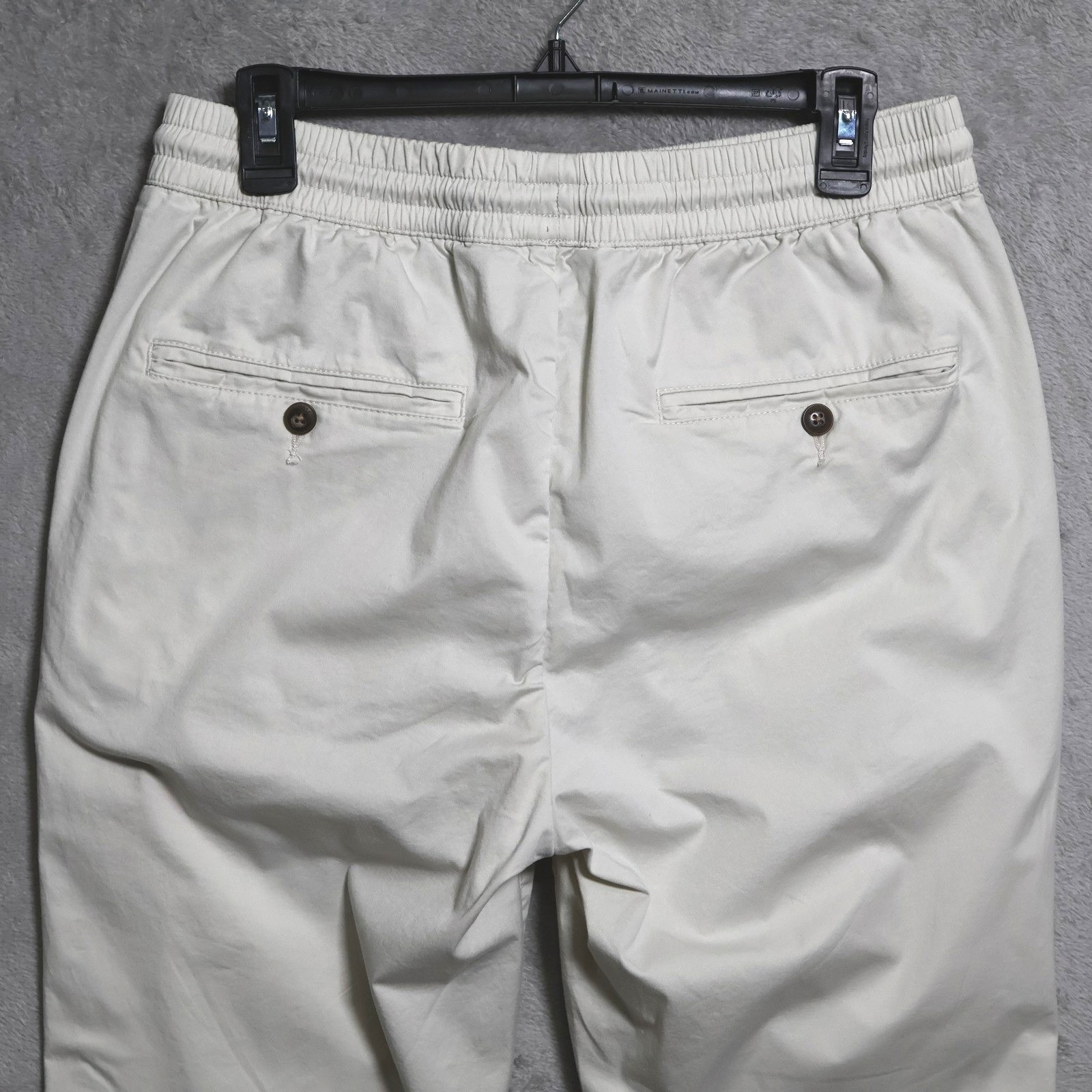 Mugsy Stones Pants Mens 30×27 Medium Beige Stretch Chino Preppy Casual Elastic