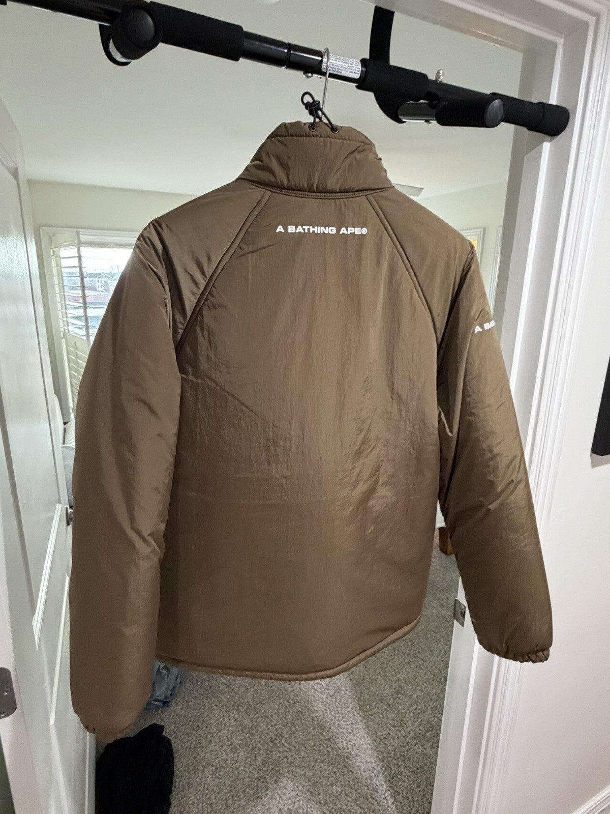 Polartec A Bathing Ape Winter Jacket En Polyester Khaki L D’occasion