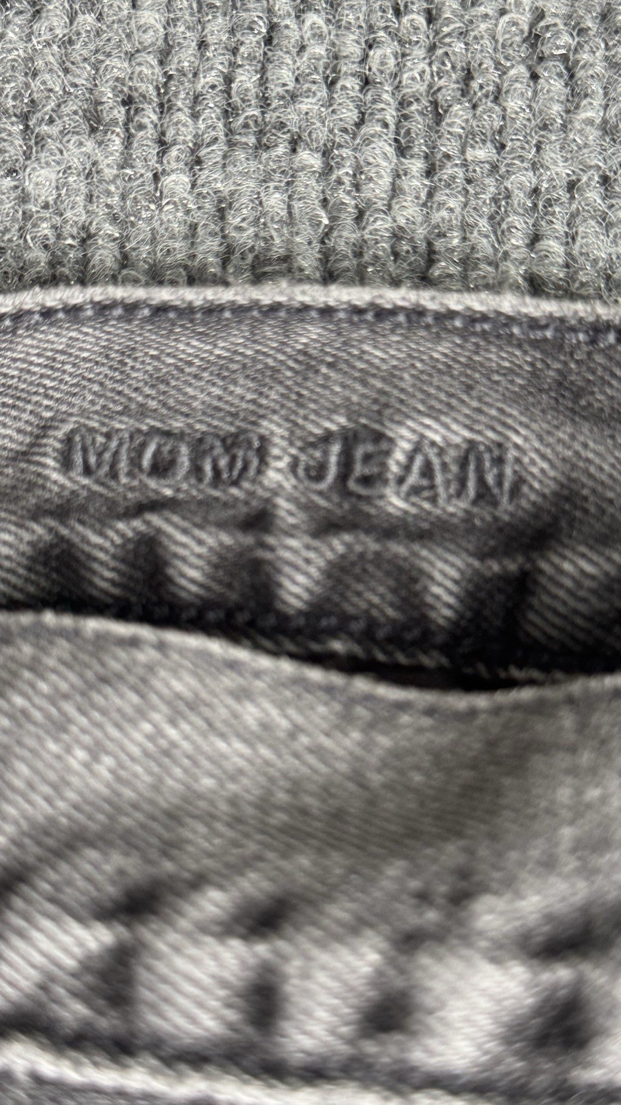 American Eagle Outfitters Stretch Mom Jeans Gray 8