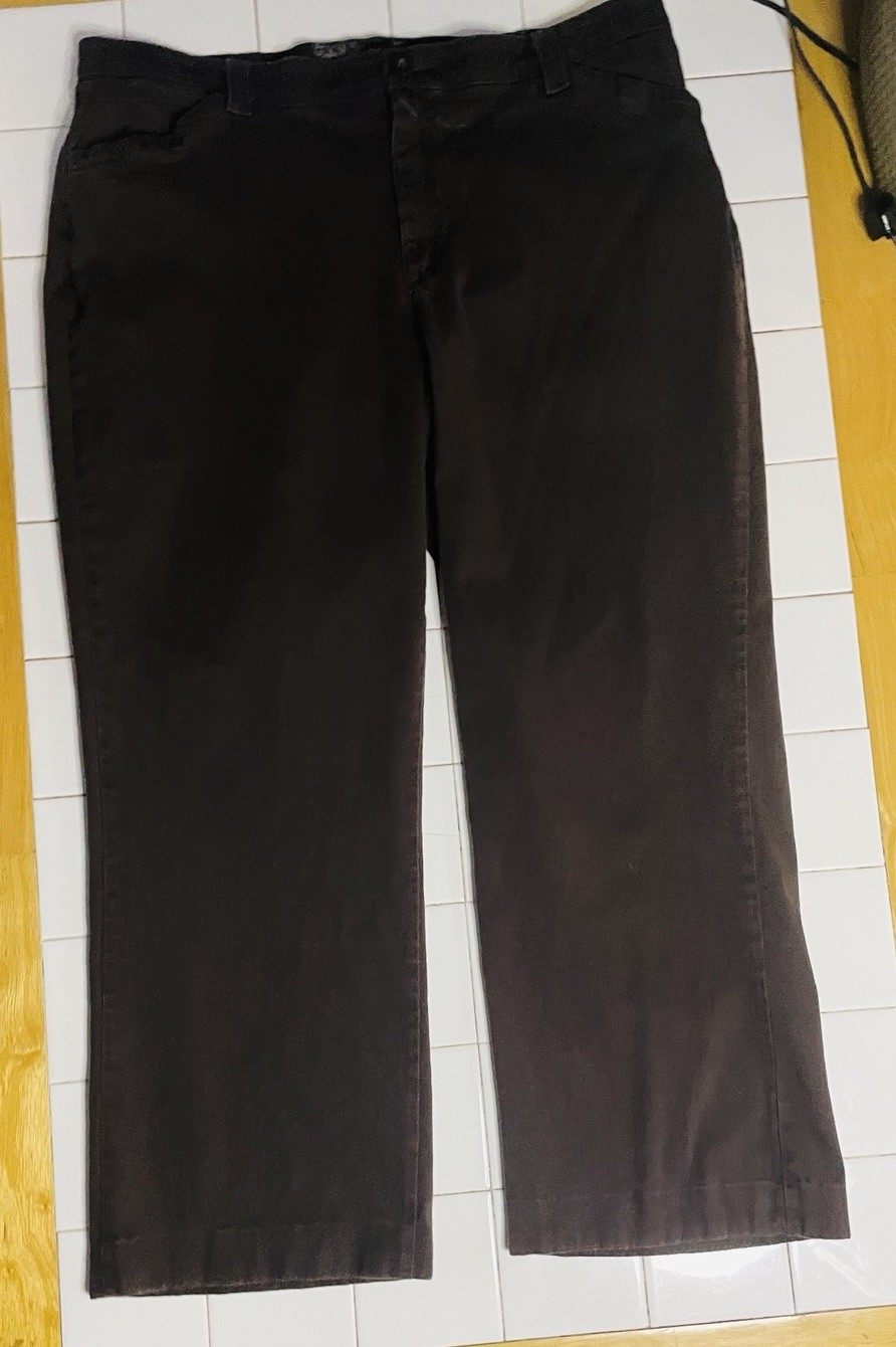 Lee Comfort Stretch Womens Jeans Brown Size 18 Short Measurements In Pictures