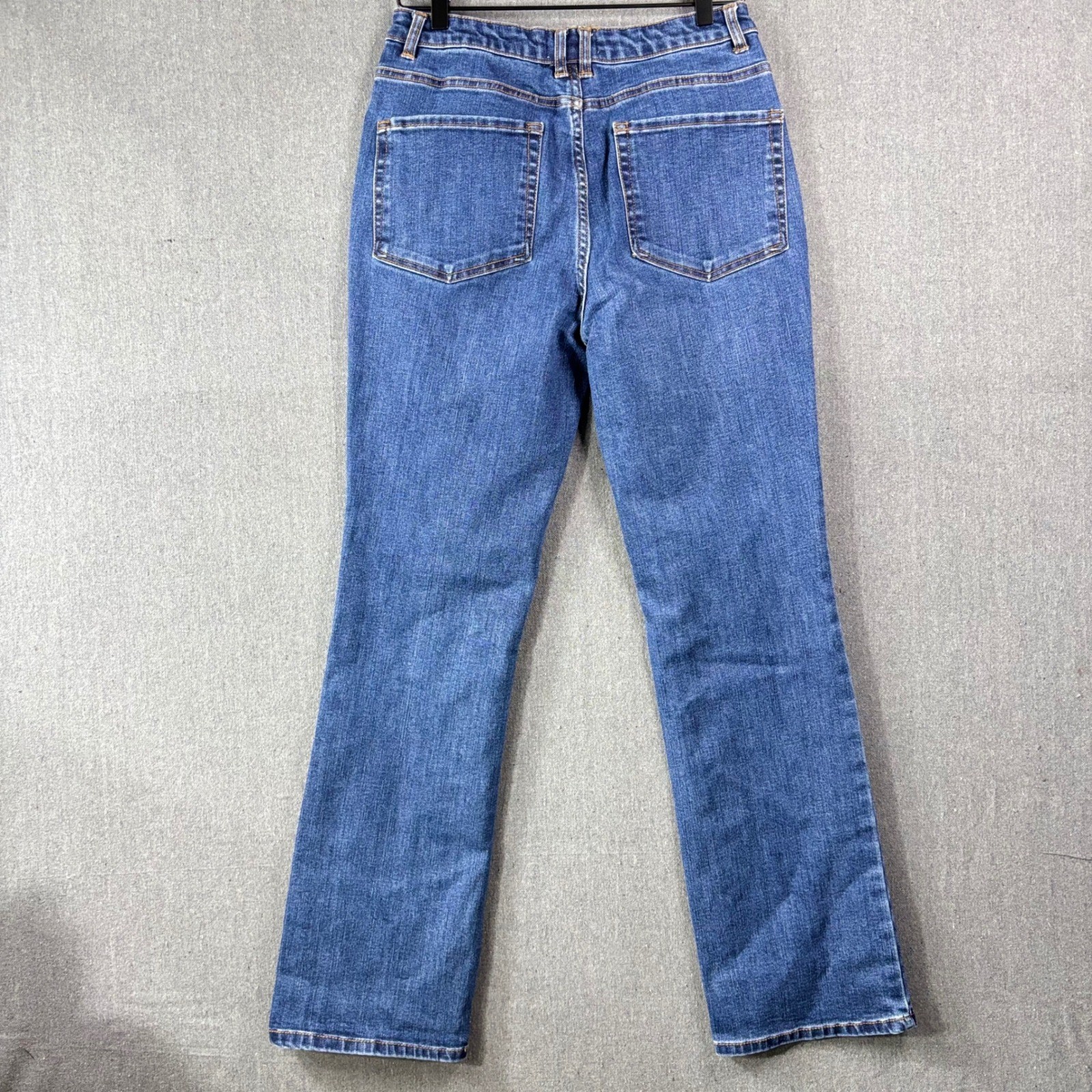 OAT New York Jeans Womens 8/29 Blue High Rise Bootcut Stretch Denim PO110-CA