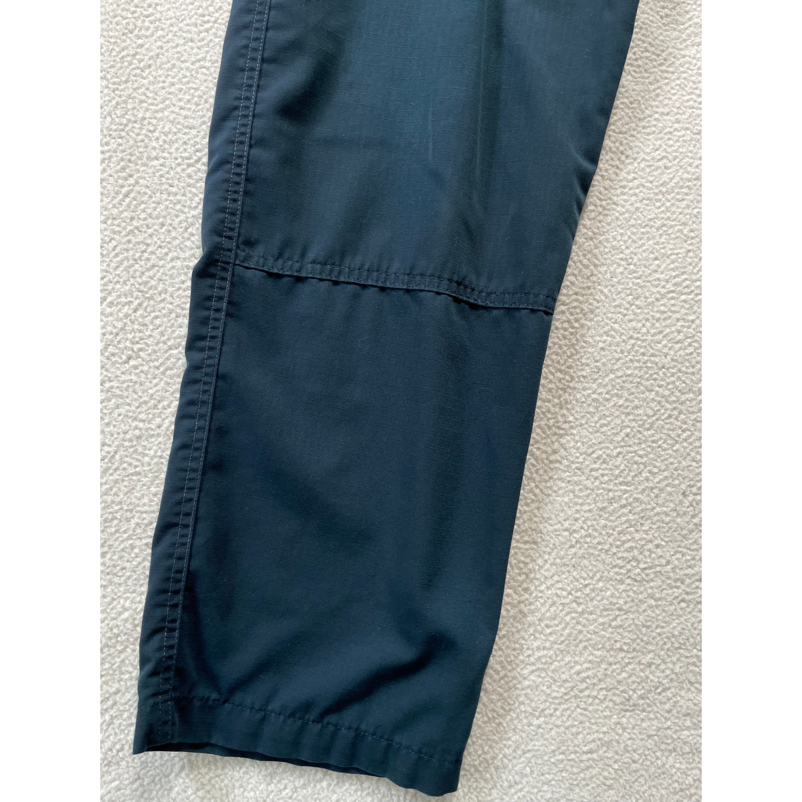Tru-Spec Mens 34/32 Tactical Cargo Pants Navy Blue Ripstop Workwear – Distressed