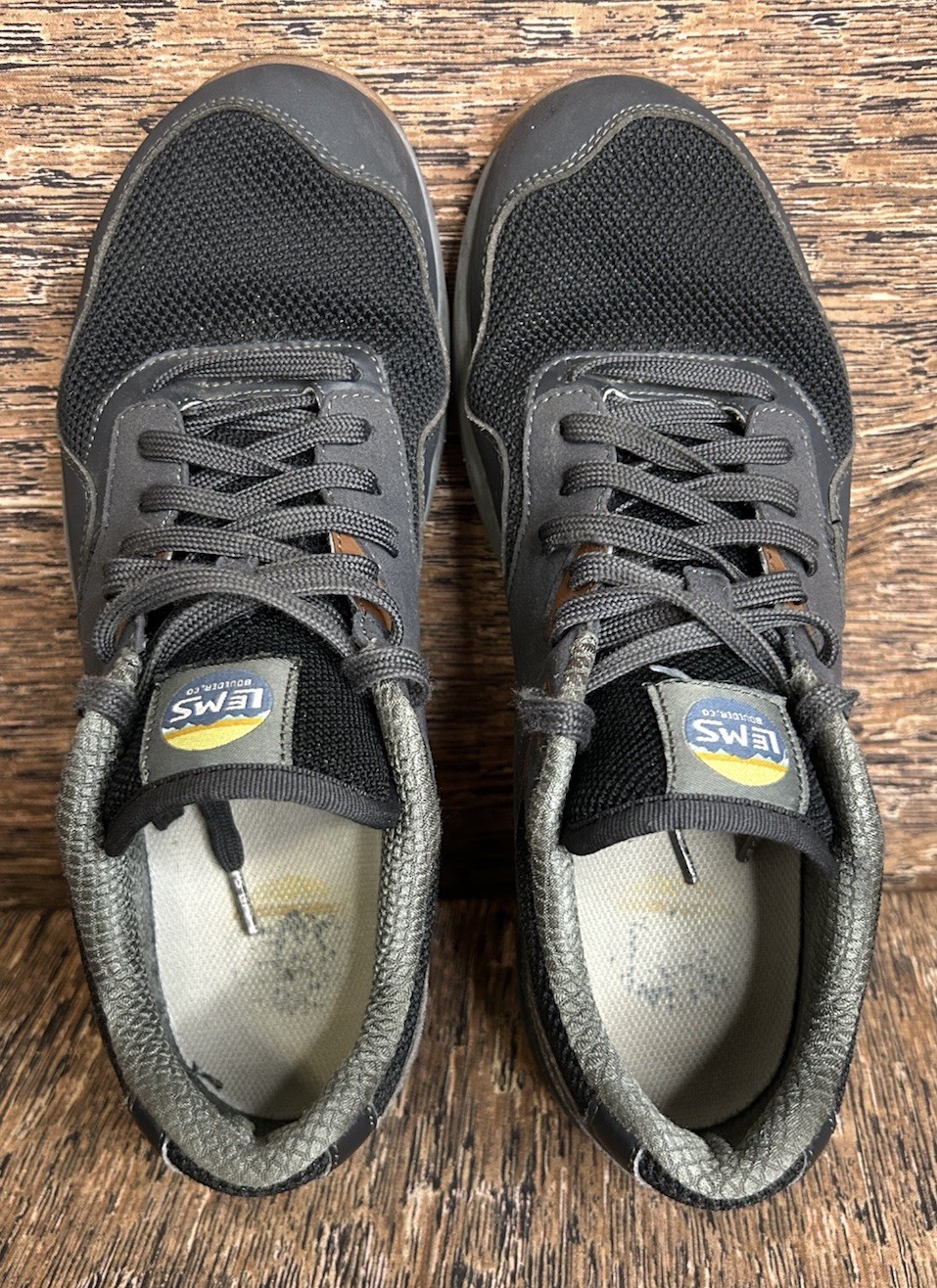 Lems Trailhead Athletic Sneaker Hiking Shoes Stormy Night Grey Men’s Sz 11 D