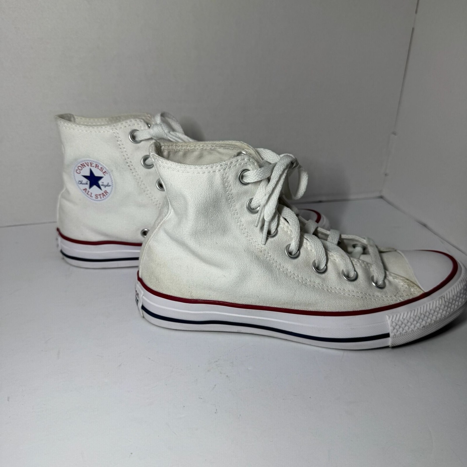 Converse Chuck Taylor All Star High Top Sneakers in Optical White 4 Men