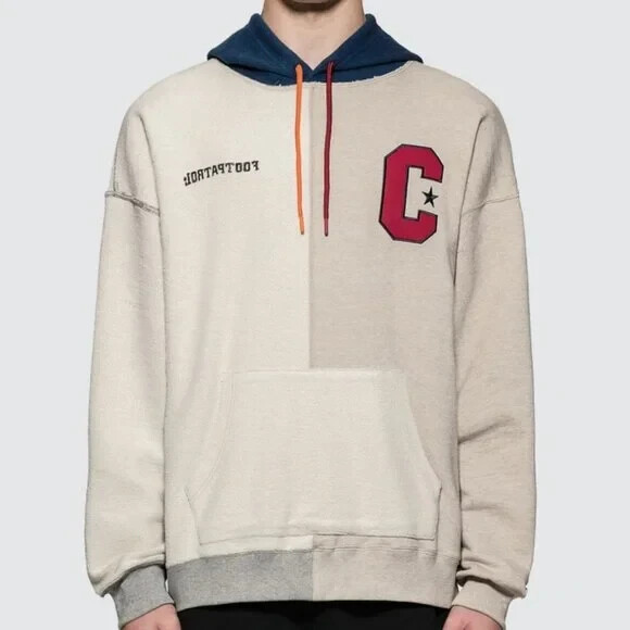 Converse X Footpatrol Split Pullover Hoodie 10017721-A01 Size M Men’s NWT