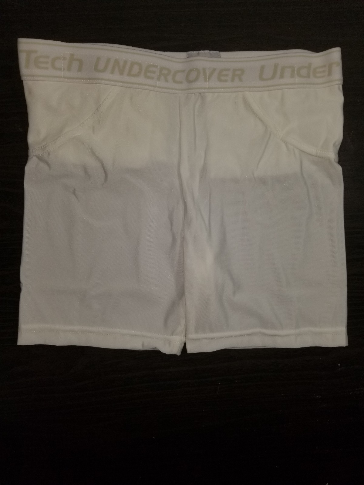 3XL Undertech Undercover Womens Compression Concealment Travel Shorts White.