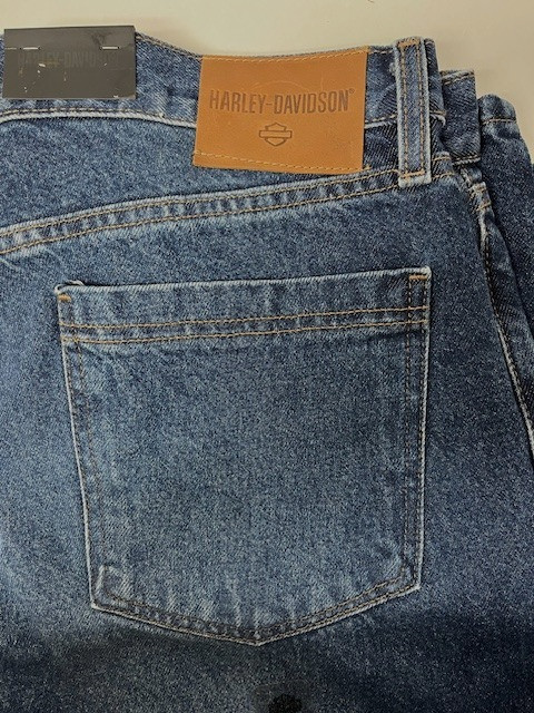 Harley Davidson men’s bootcut cotton denim blue Jeans size 36×34