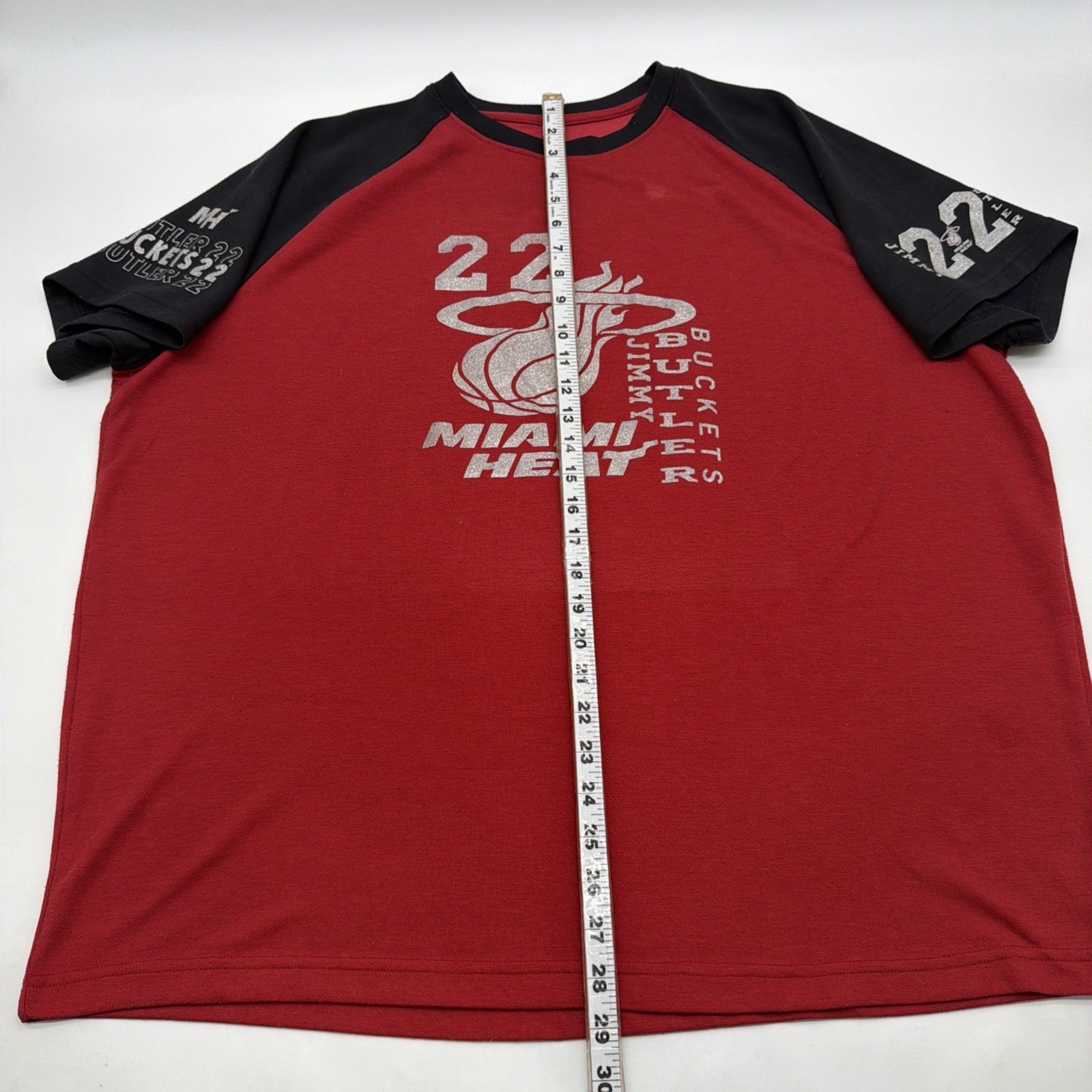 Miami Heat George T-shirt Men 2XL Graphic Glitter Buckets Butler 22.#42130