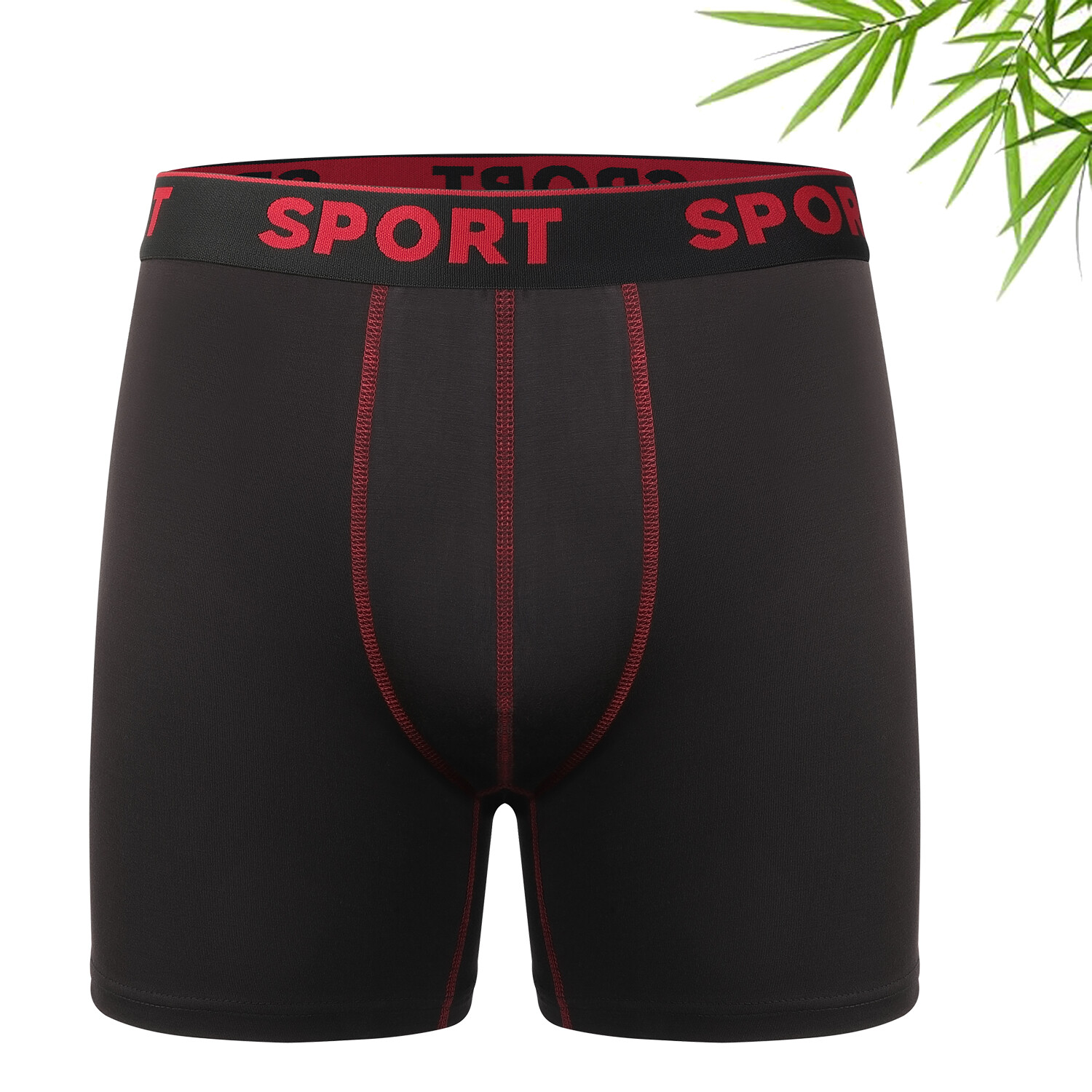 2-4 PCS Bamboo Fiber Boxer Briefs Breathable Underwear Better Softer Anti Chafe