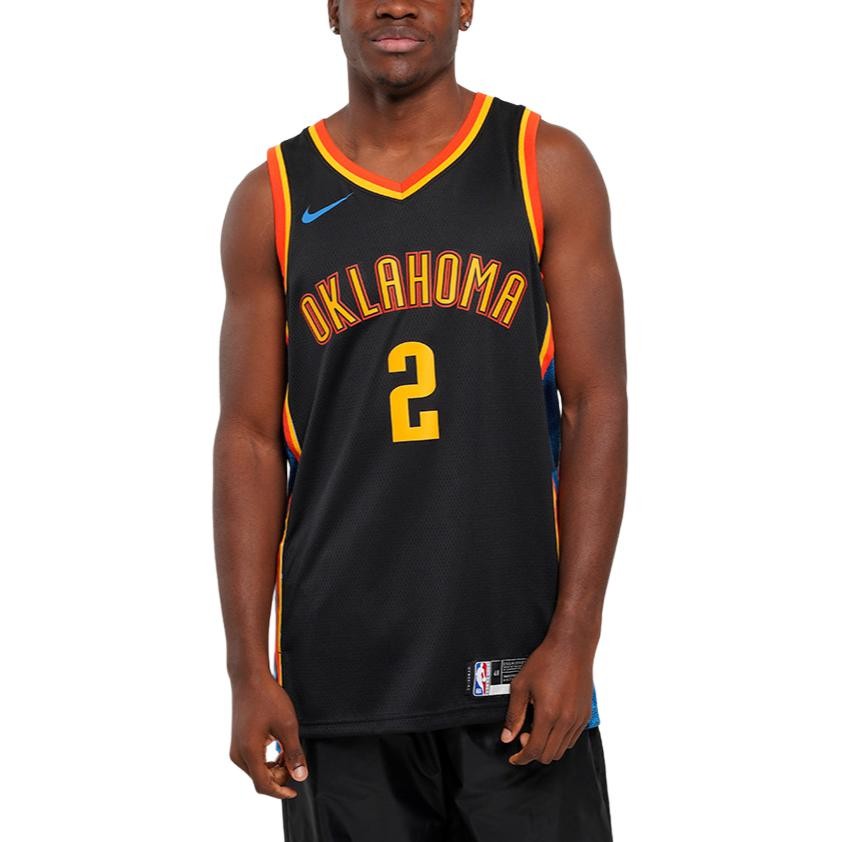 X NBA Dri-Fit Oklahoma City Thunder City Edition Shai Gilgeous-Alexander Logo