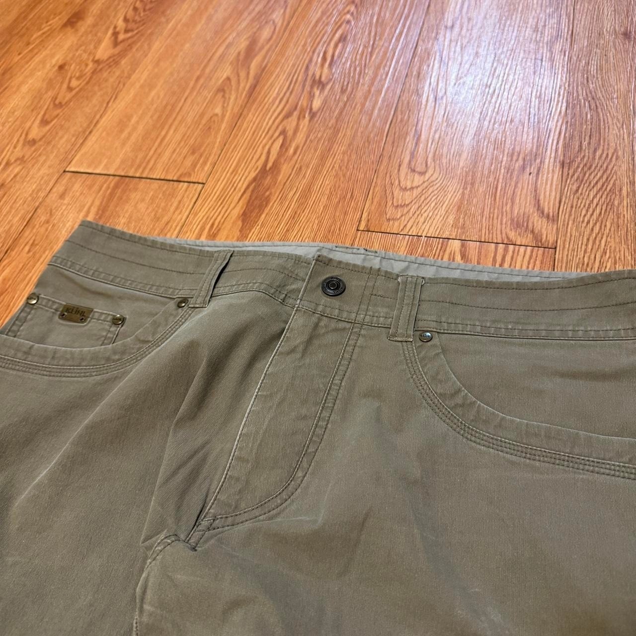 Kuhl Men’s Pants Revolvr Gorpcore Hiking Outdoors Tan Measures 36×33