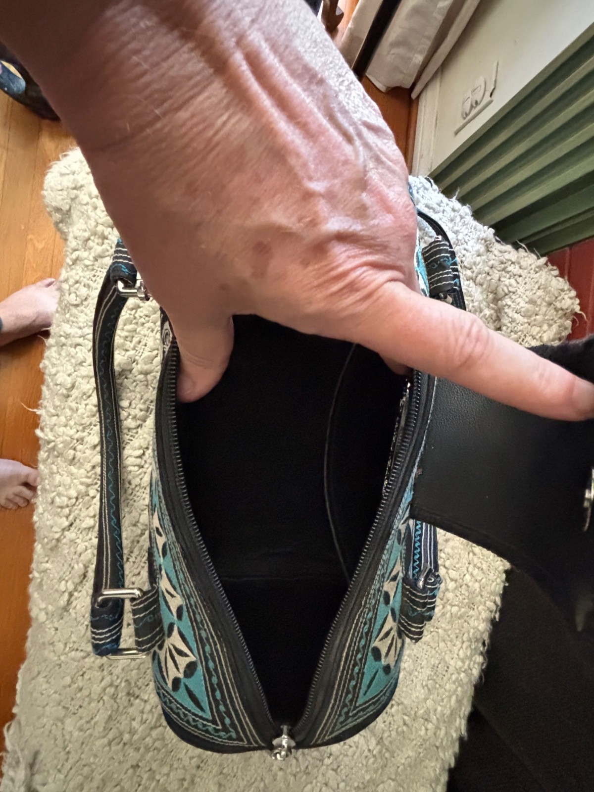 Banda Bag, Embroidered Nano or Barrel Bag, Pre-Owned, Excellent Condition