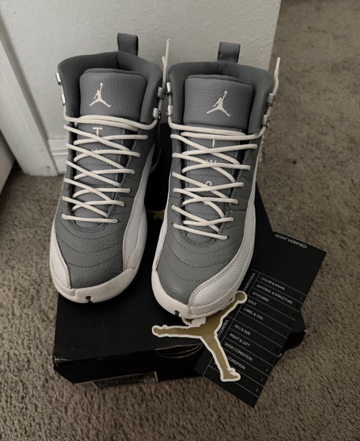 Jordan Air Jordan 12 Retro GS “Stealth” 5.5Y everything included Women’s 7