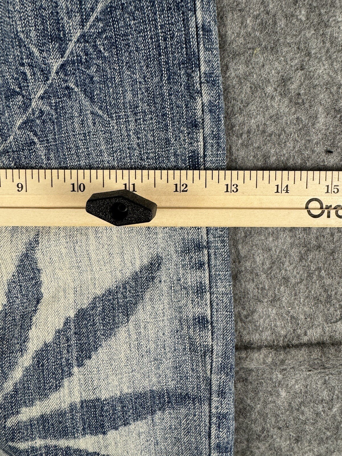Muka Jeans 34×30 Weed Farmer Marijuana Baggy Carpenter Hip Hop Y2K