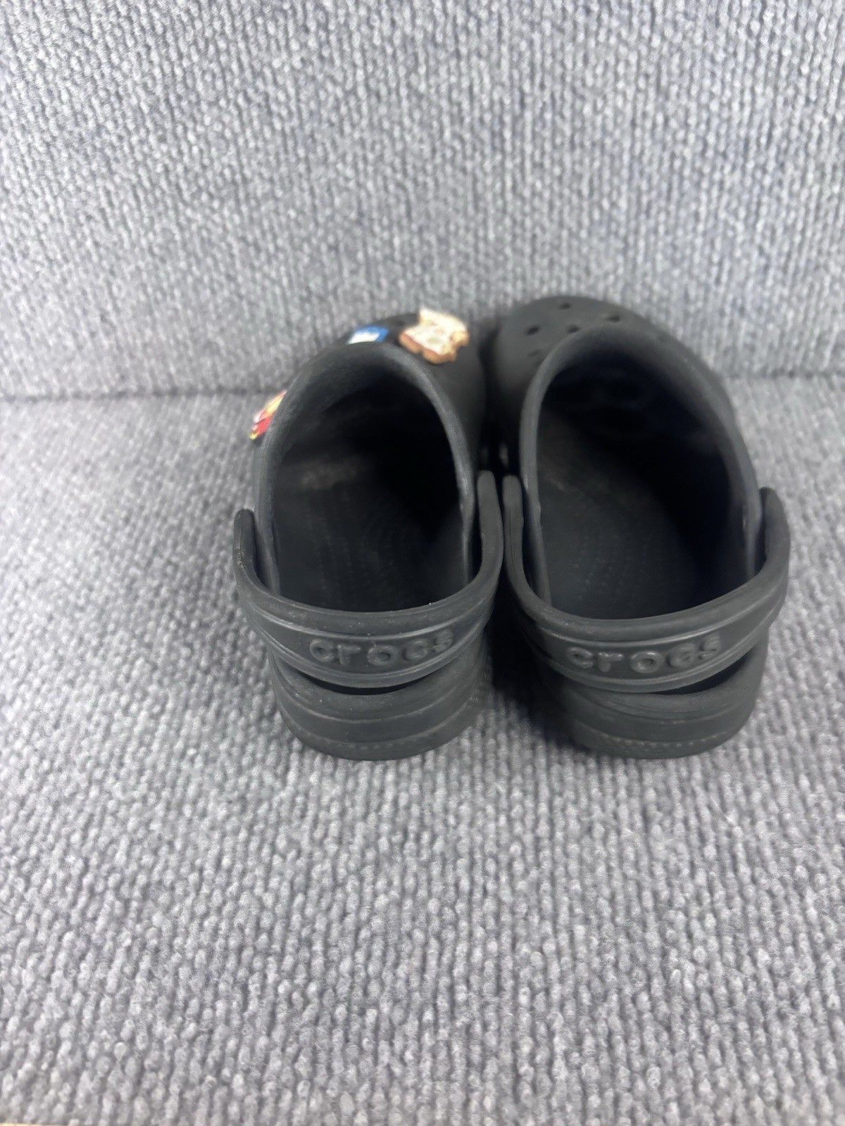 Crocs Kids Black Size C11 Clogs With Charms Jiblets