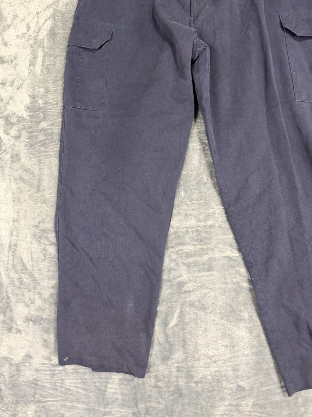 Cintas ComfortFlex Mens Navy Blue Cargo Work Pants Size 40