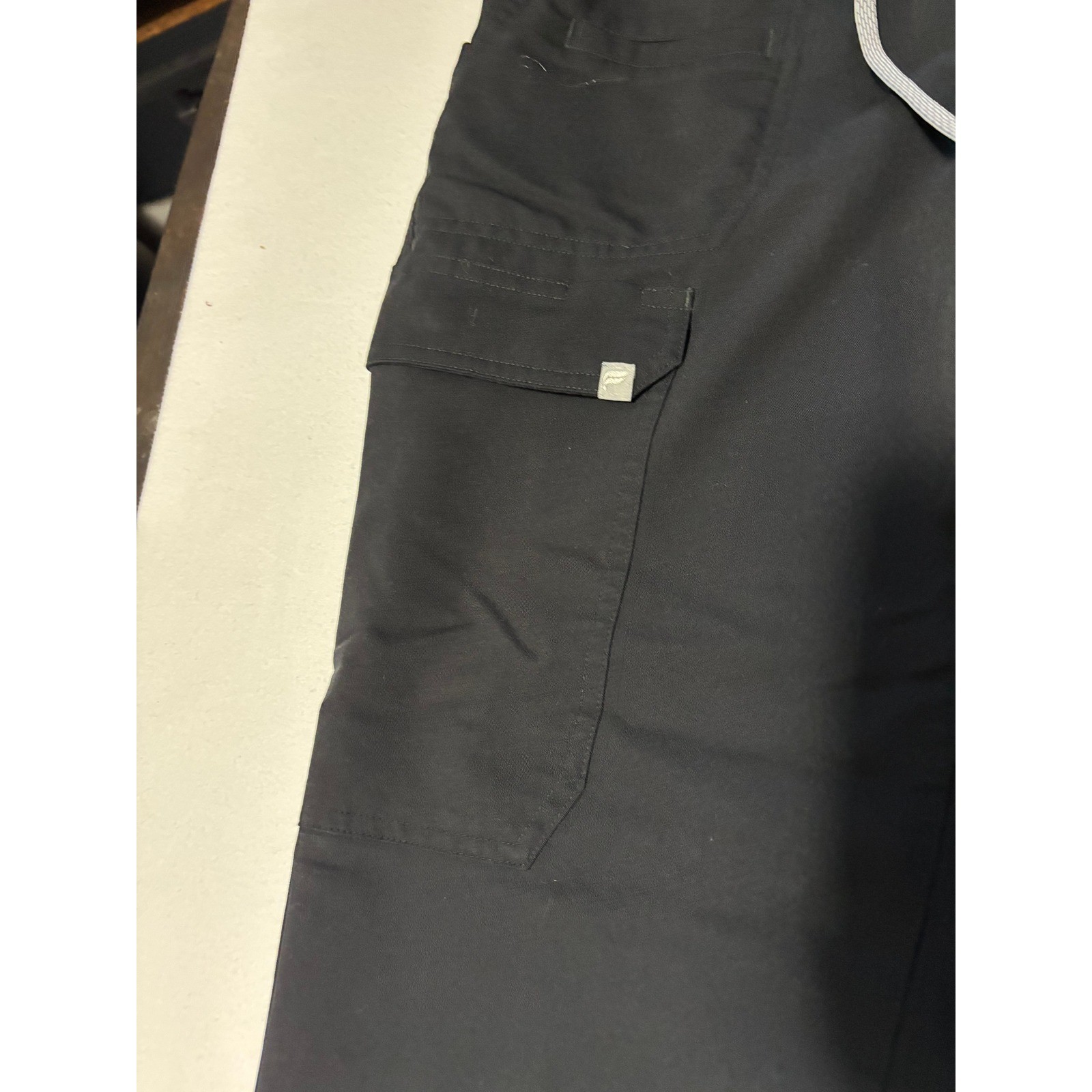 Fabletics Feel Good Cargo Joggers Black Women Medium Drawstring Pants