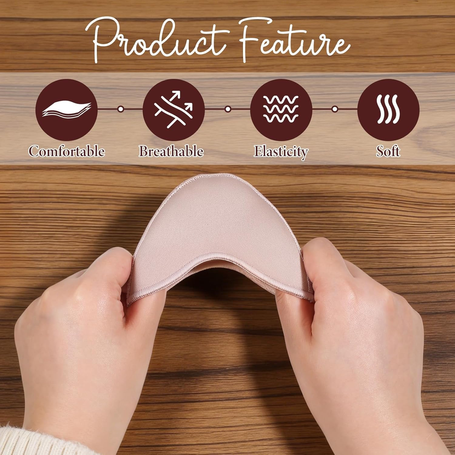 2Pairs Pointe Shoe Toe Pads, Toe Pad for Pointe Shoes, Ballet Toes Pad High Heel