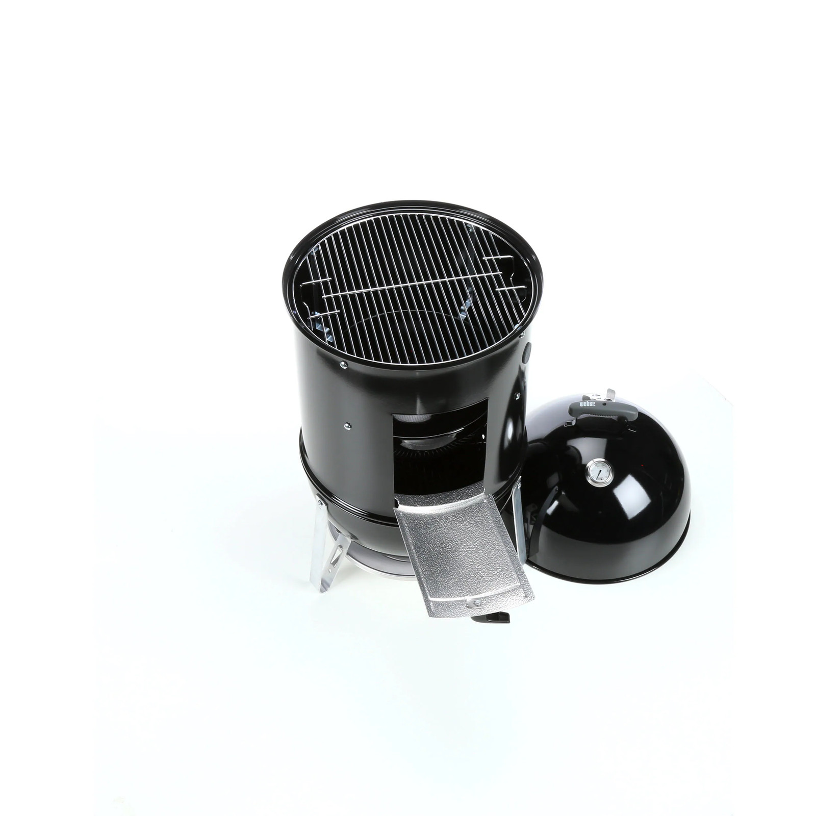 Weber 18-in Smokey Mountain Cooker 481-Sq. in Black Porcelain-Enamel Vert|119158