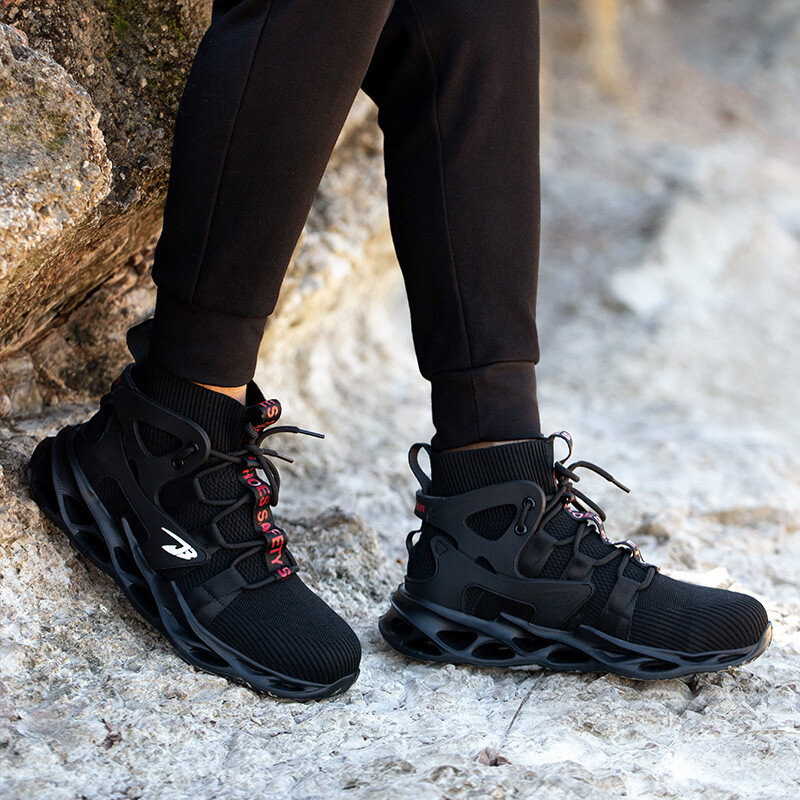 Indestructible Mens Work Boots Steel Toe Safety Shoes Sneakers Lightweight Shoes