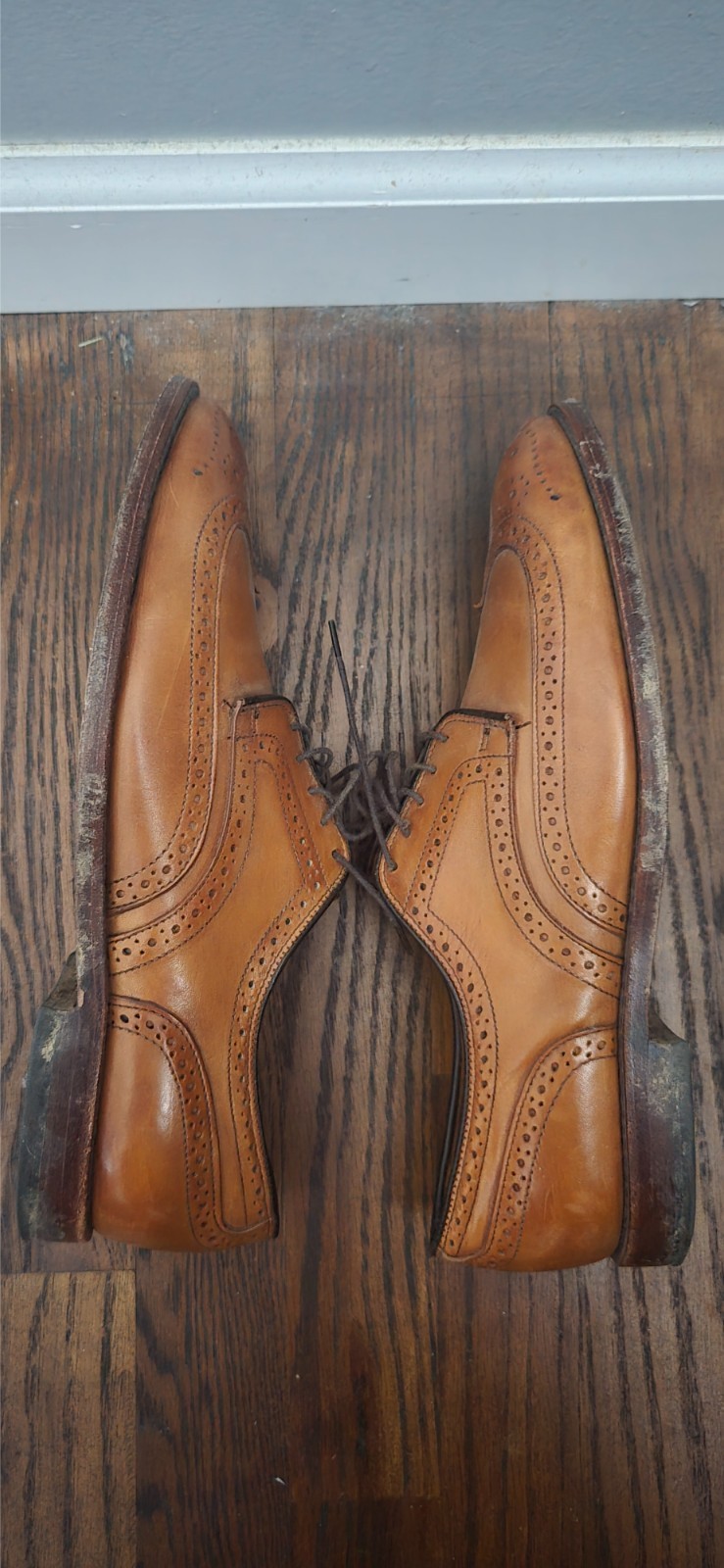 Allen Edmonds Player’s Shoe Men Size 9.5 D Walnut Brown 9752