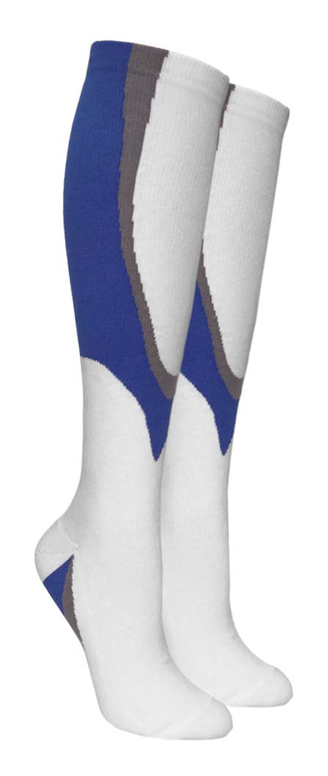 Mens Fine Fit Graduated Mild COMPRESSION 8-15 mmHg Over The Calf / Knee Socks