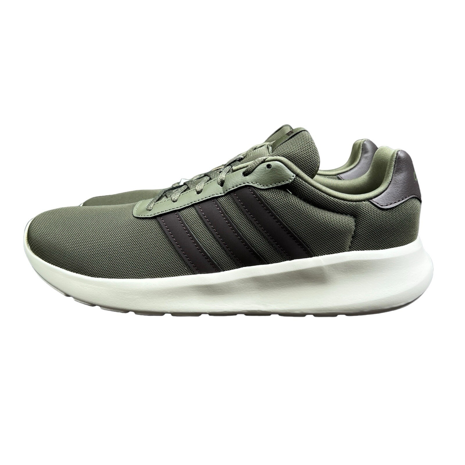 Adidas Lite Racer Adapt 3.0 Army Green White Black Shoes IG3605 Men’s Sz 8 – 13