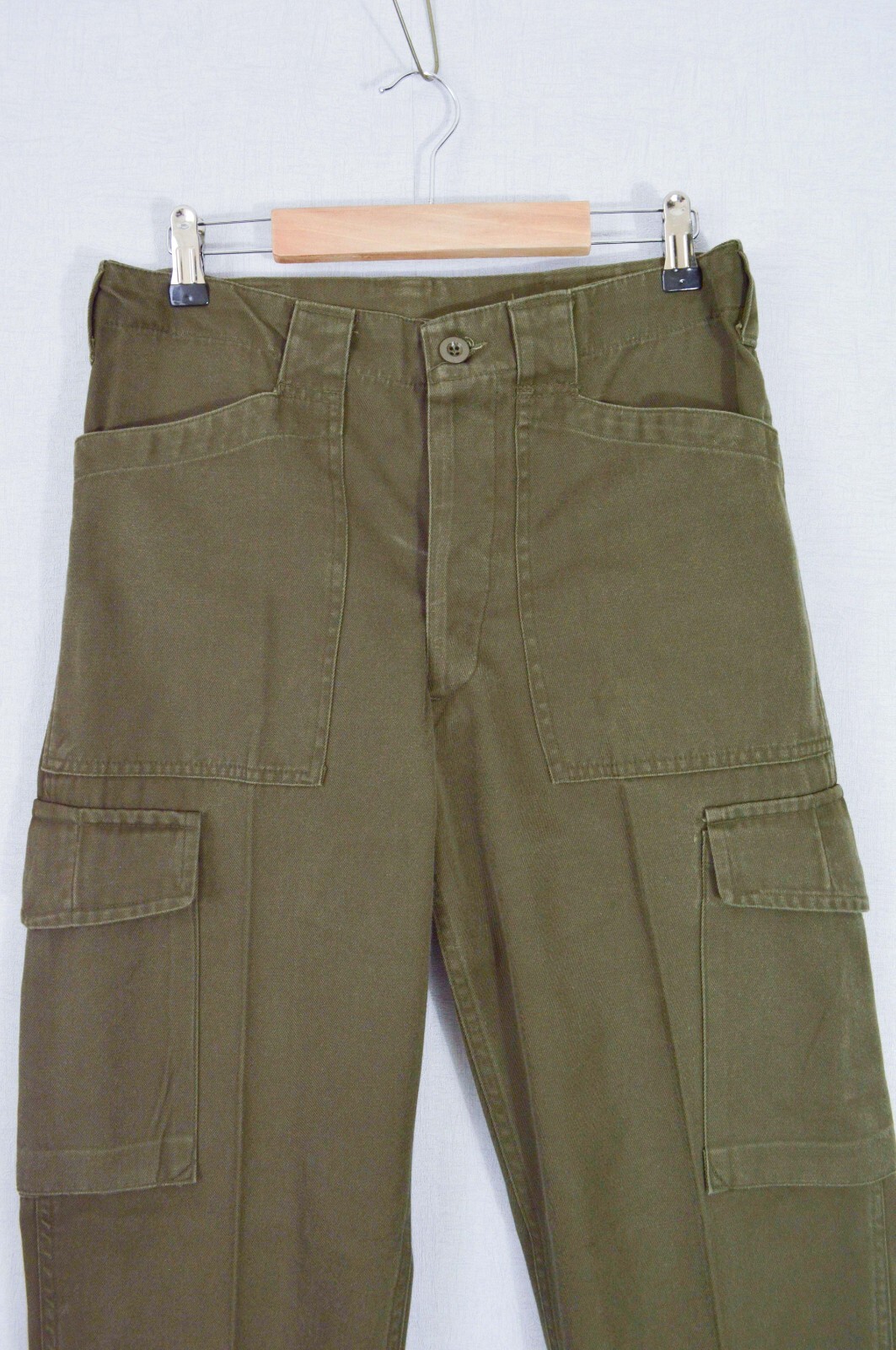 Austrian Fatigue Cargo Trousers Army Green – Various Sizes – 30 32 34 36 38 40