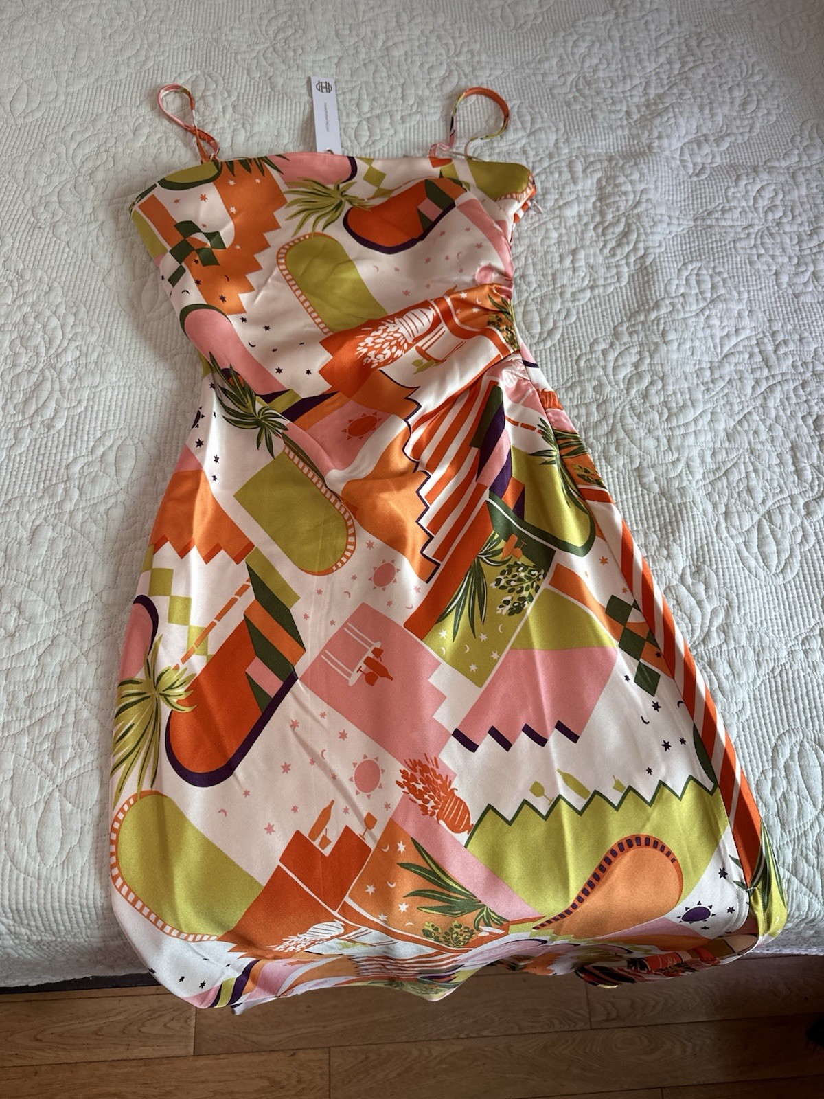 House Of Harlow Silky Gown Maxi Dress