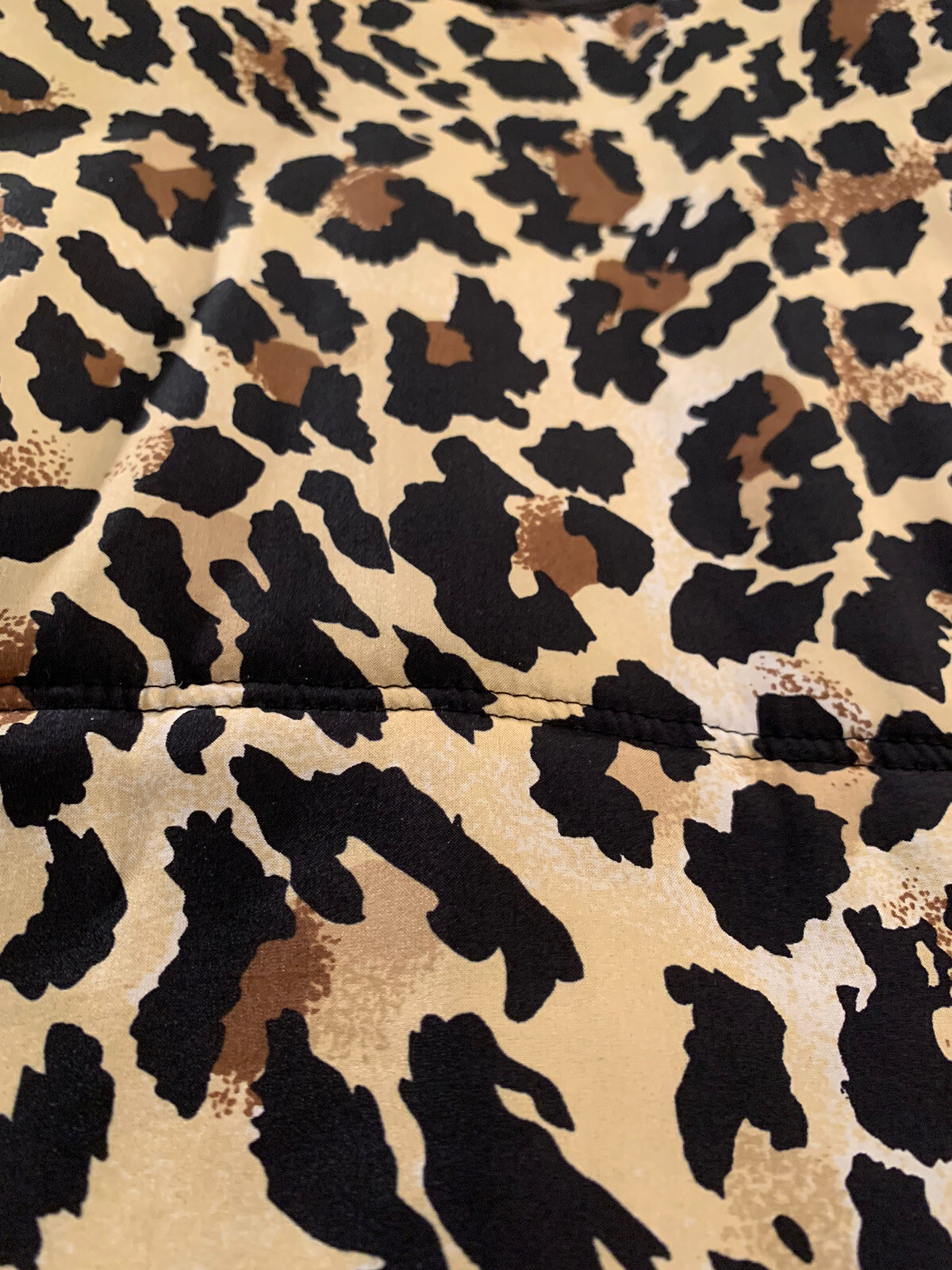Womens Jacket Silk Leopard Print Vintage Medium 1010 Design IOIO 90s GUC 👀🔥