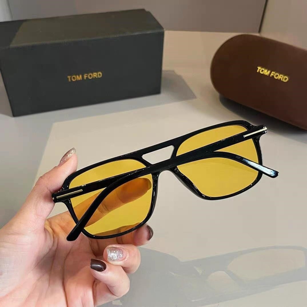 Tom Ford Black Frame Brown Lens Sunglasses 6018-140